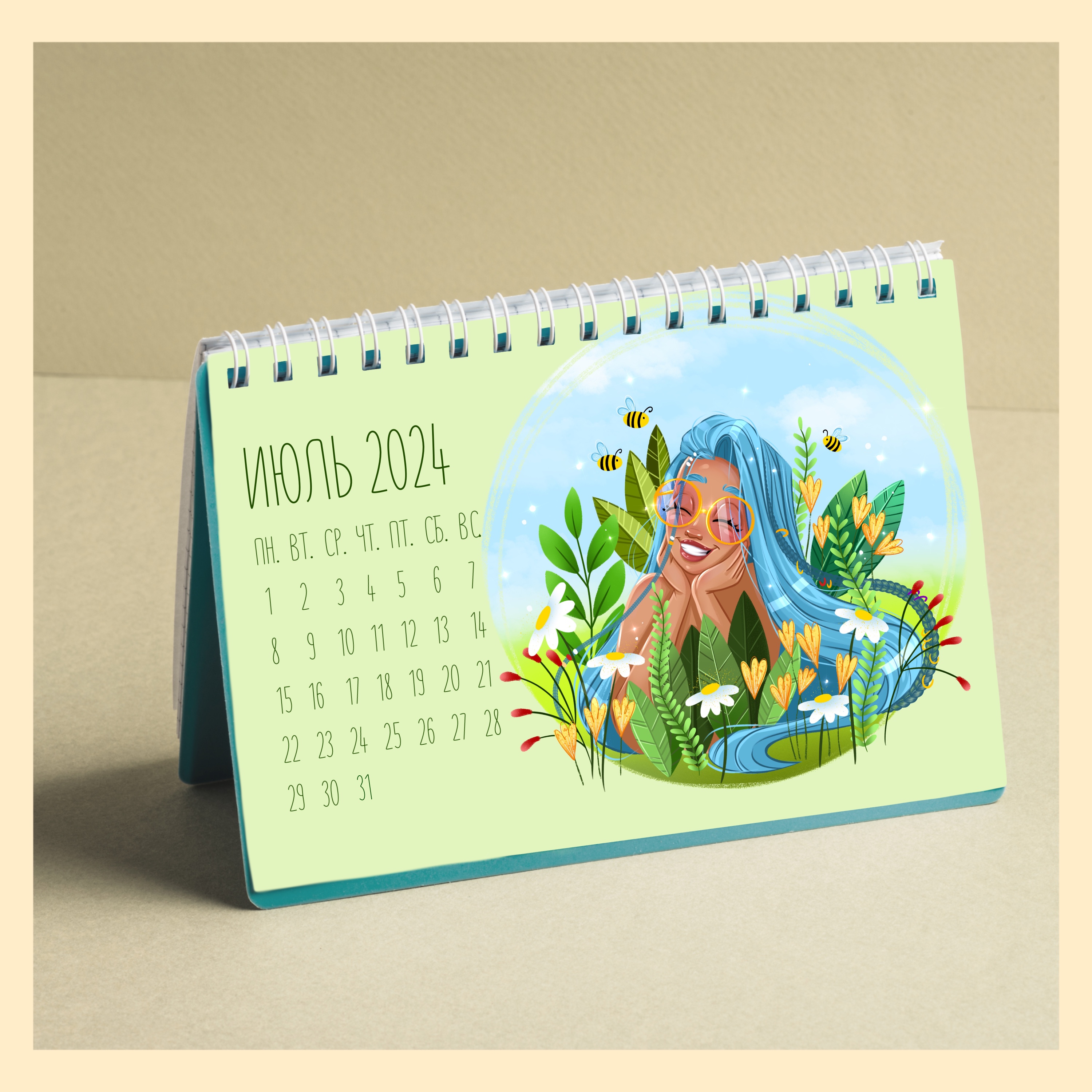 Календарь 2024. Персонажи. — Изображение №7 — Иллюстрация на Dprofile
