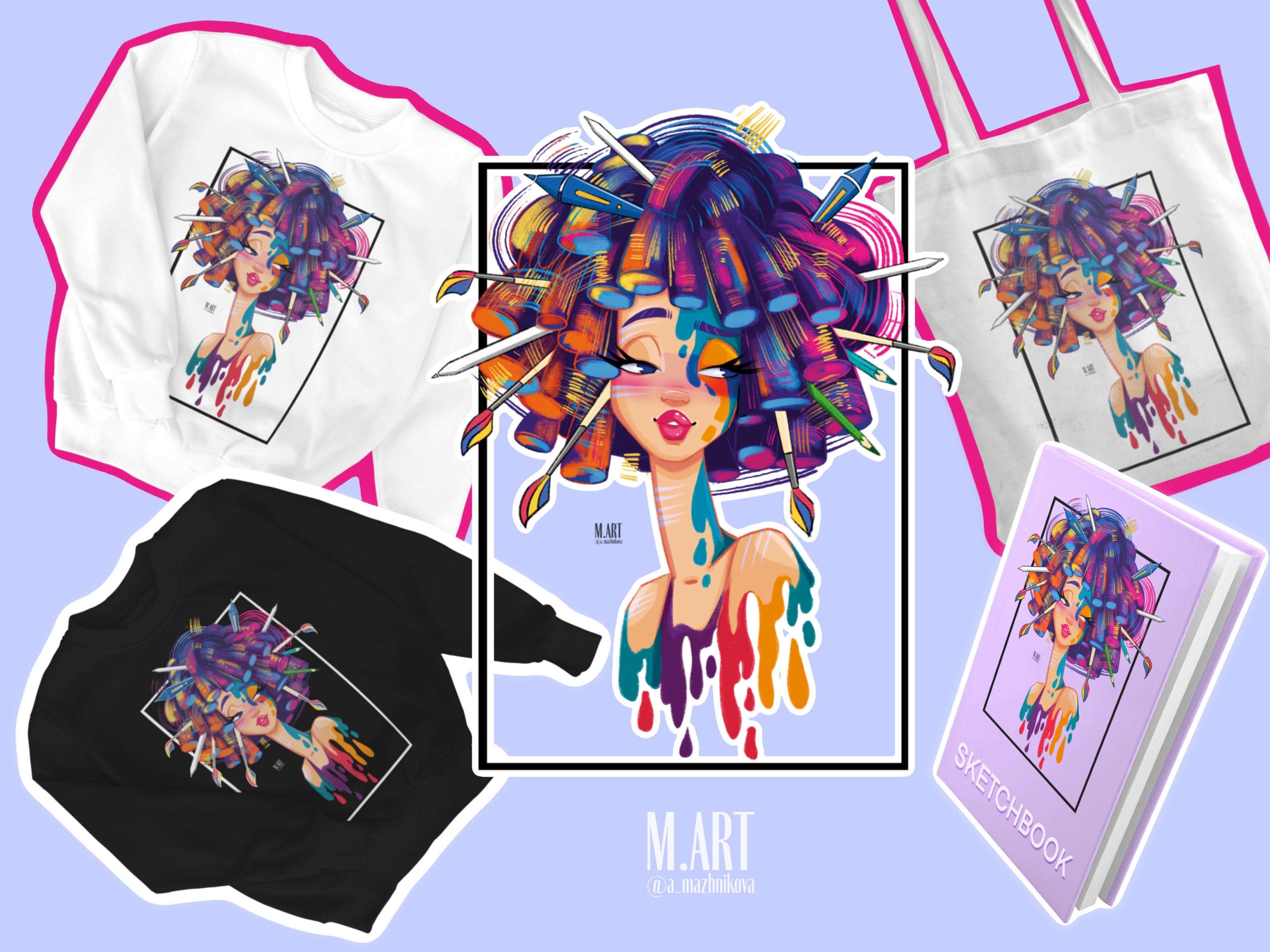 Иллюстраторский принт — Изображение №3 — Брендинг, Иллюстрация на Dprofile