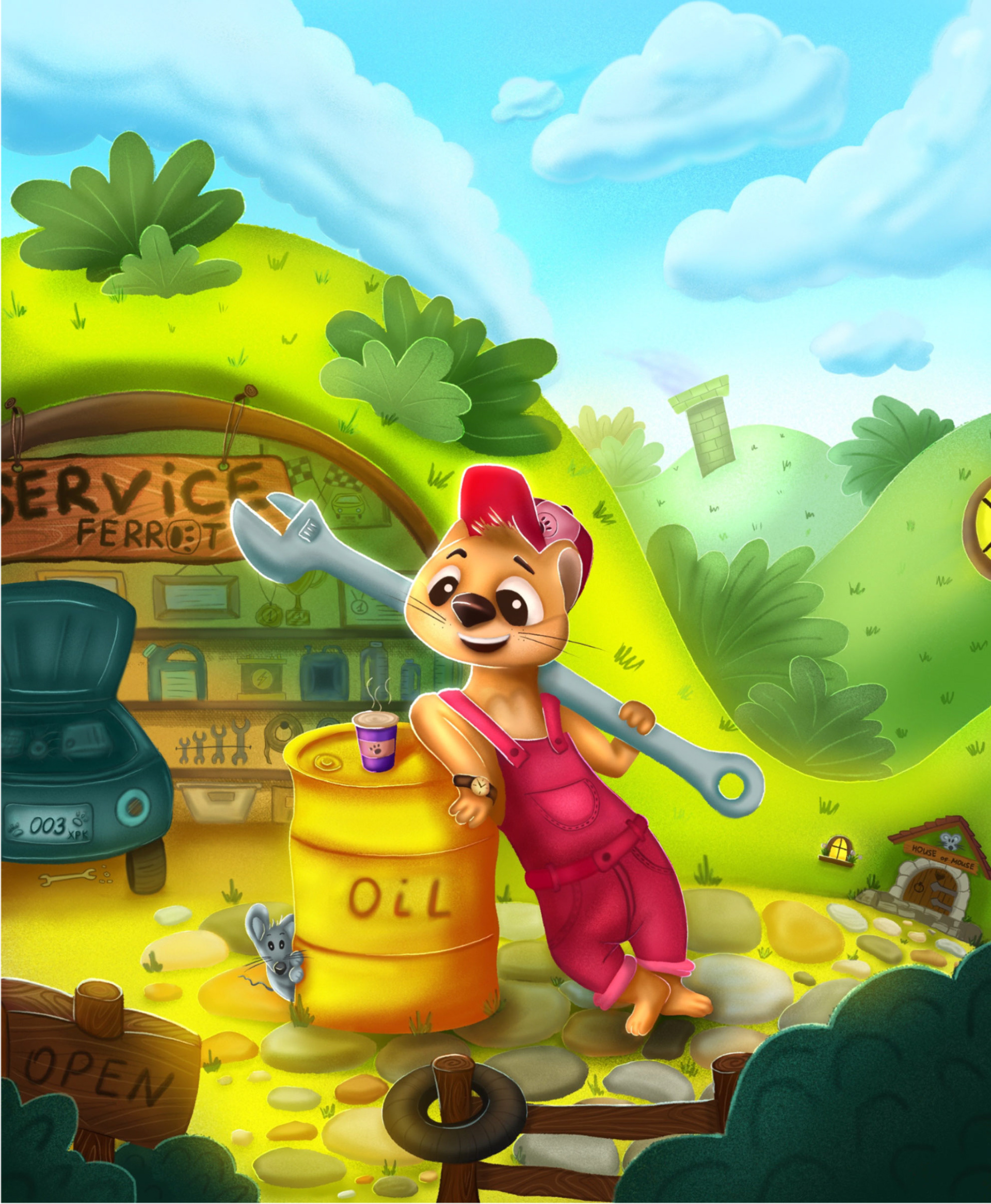 FERRET NIP | CHARACTER — Изображение №3 — Брендинг, Иллюстрация на Dprofile