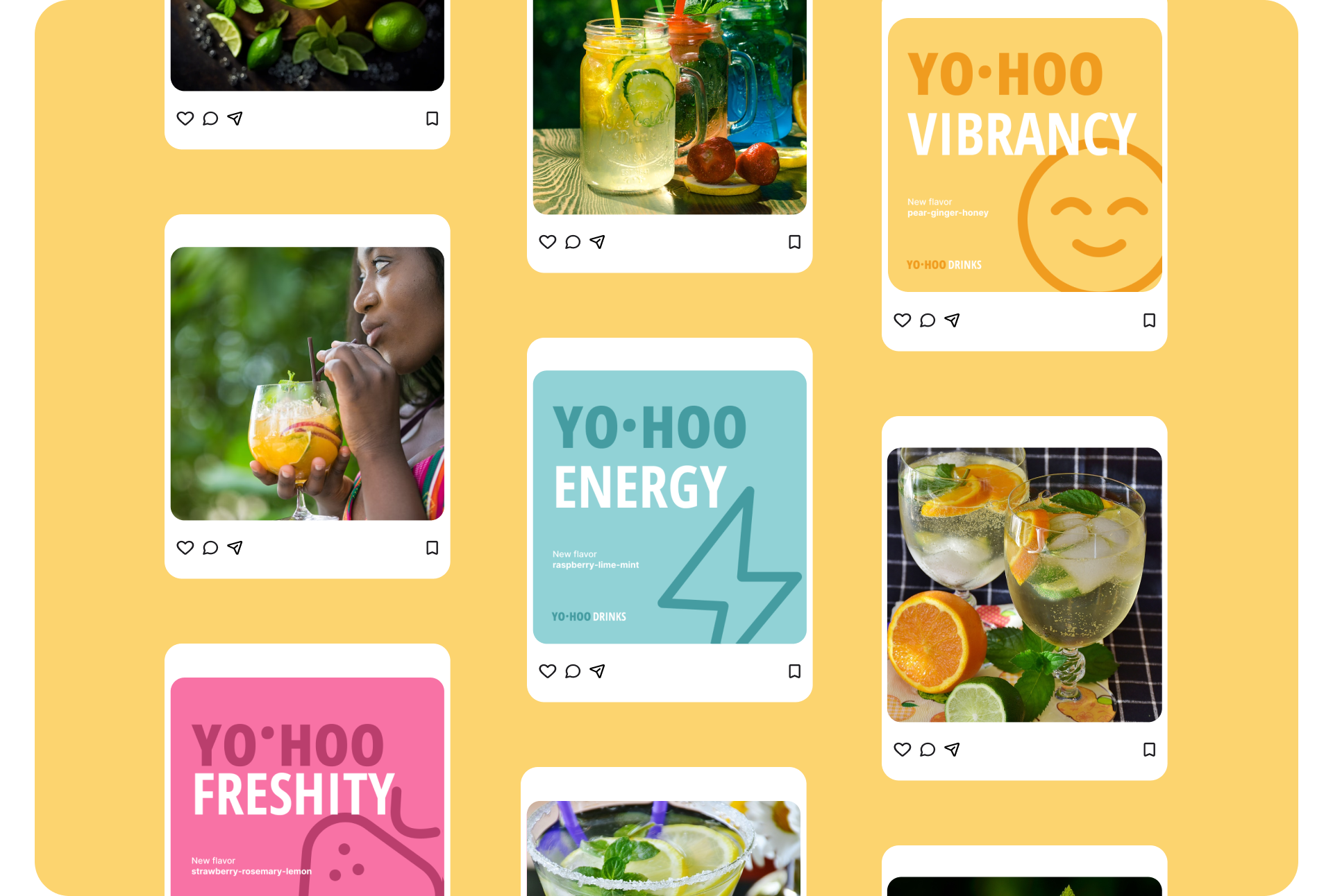 YOHOO DRINKS I Брендинг и дизайн упаковки — Изображение №18 — Брендинг на Dprofile