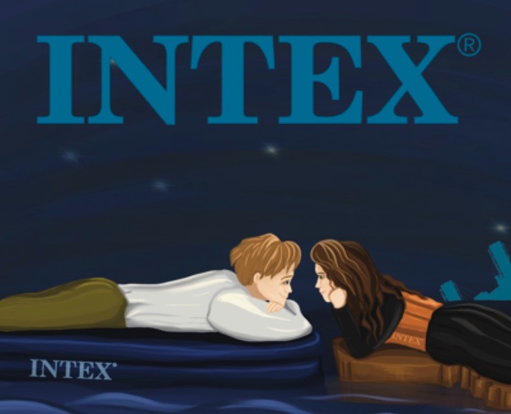 Иллюстрация для бренда INTEX — Брендинг на Dprofile