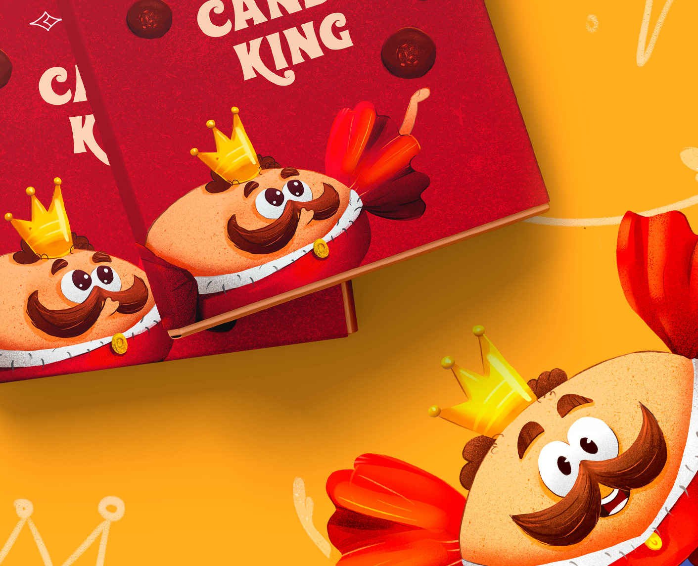 Candy King - Бренд-персонаж для кондитерской фабрики на Dprofile