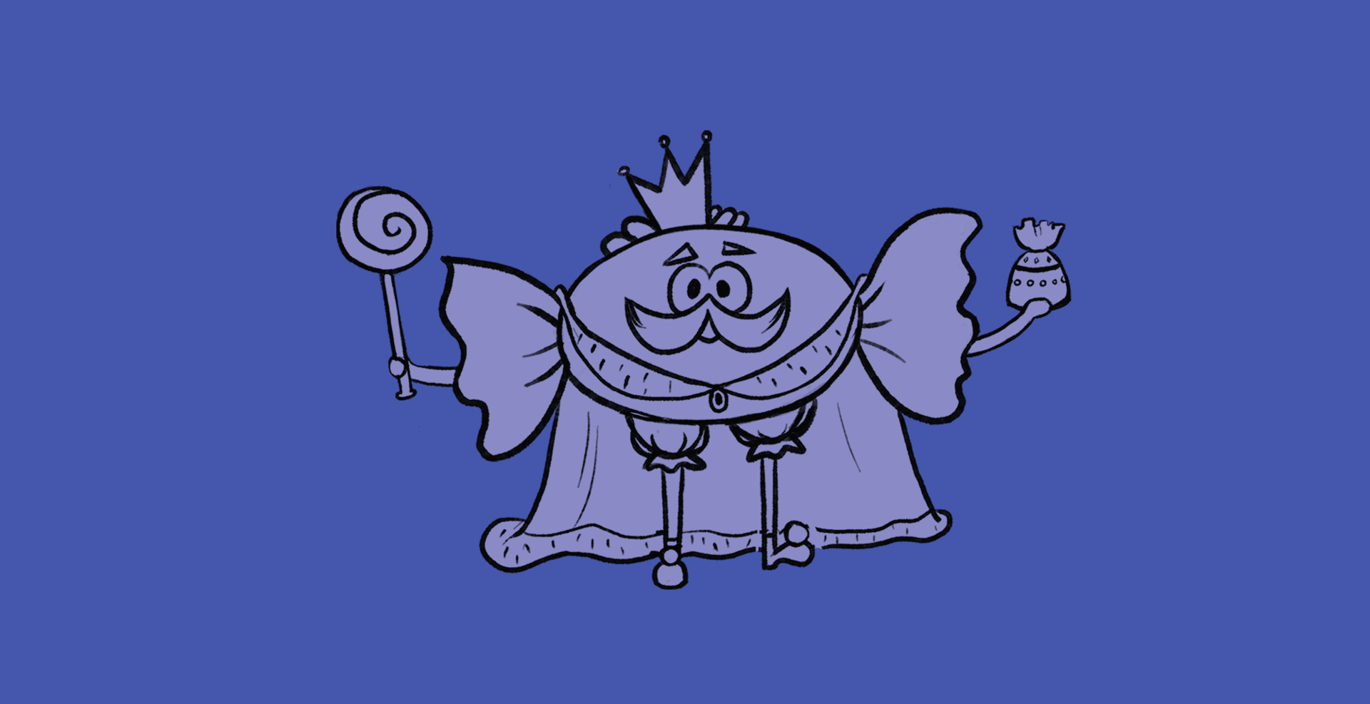 Candy King - Бренд-персонаж для кондитерской фабрики — Изображение №5 — Брендинг, Иллюстрация на Dprofile