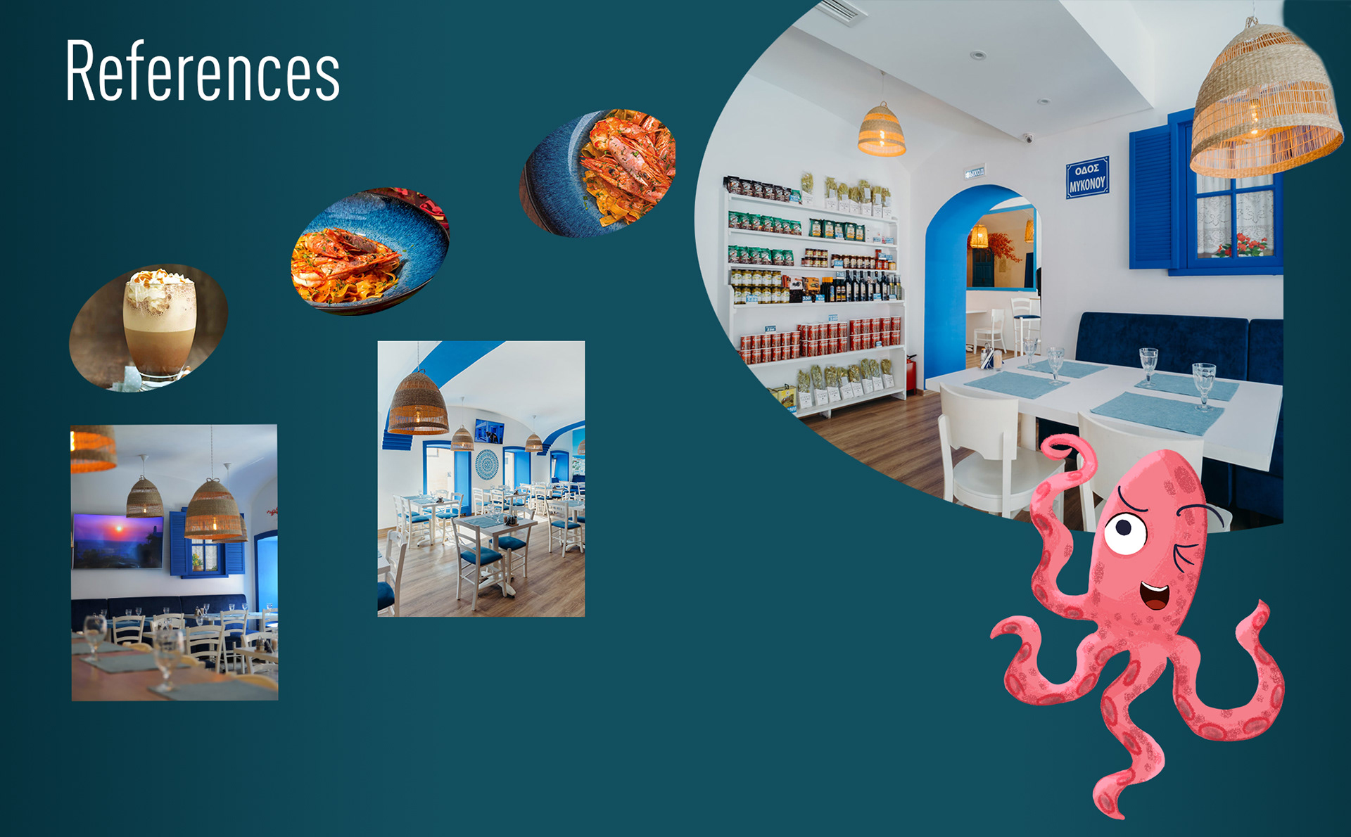 Brand character for the greek cafe. Frapikos — Изображение №2 — Иллюстрация на Dprofile