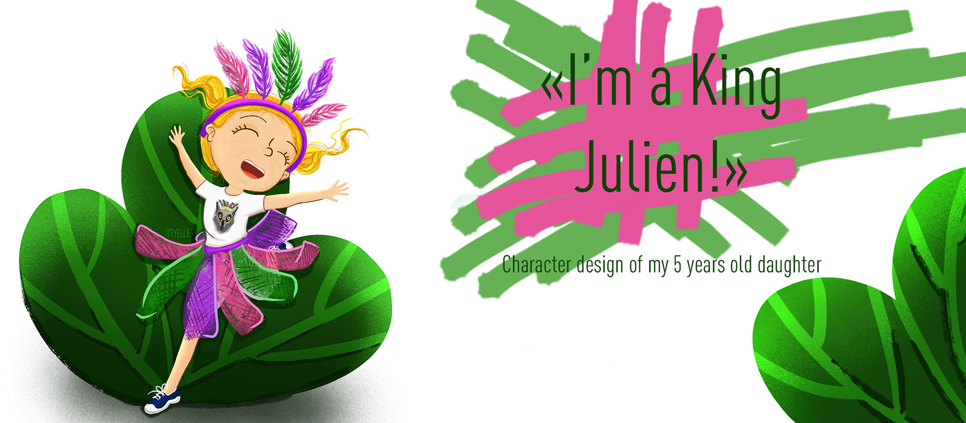 Children's illustration. "I'm a King Julien" — Изображение №1 — Иллюстрация на Dprofile
