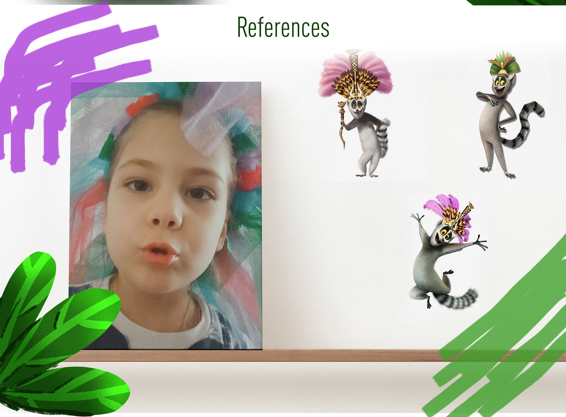 Children's illustration. "I'm a King Julien" — Изображение №2 — Иллюстрация на Dprofile