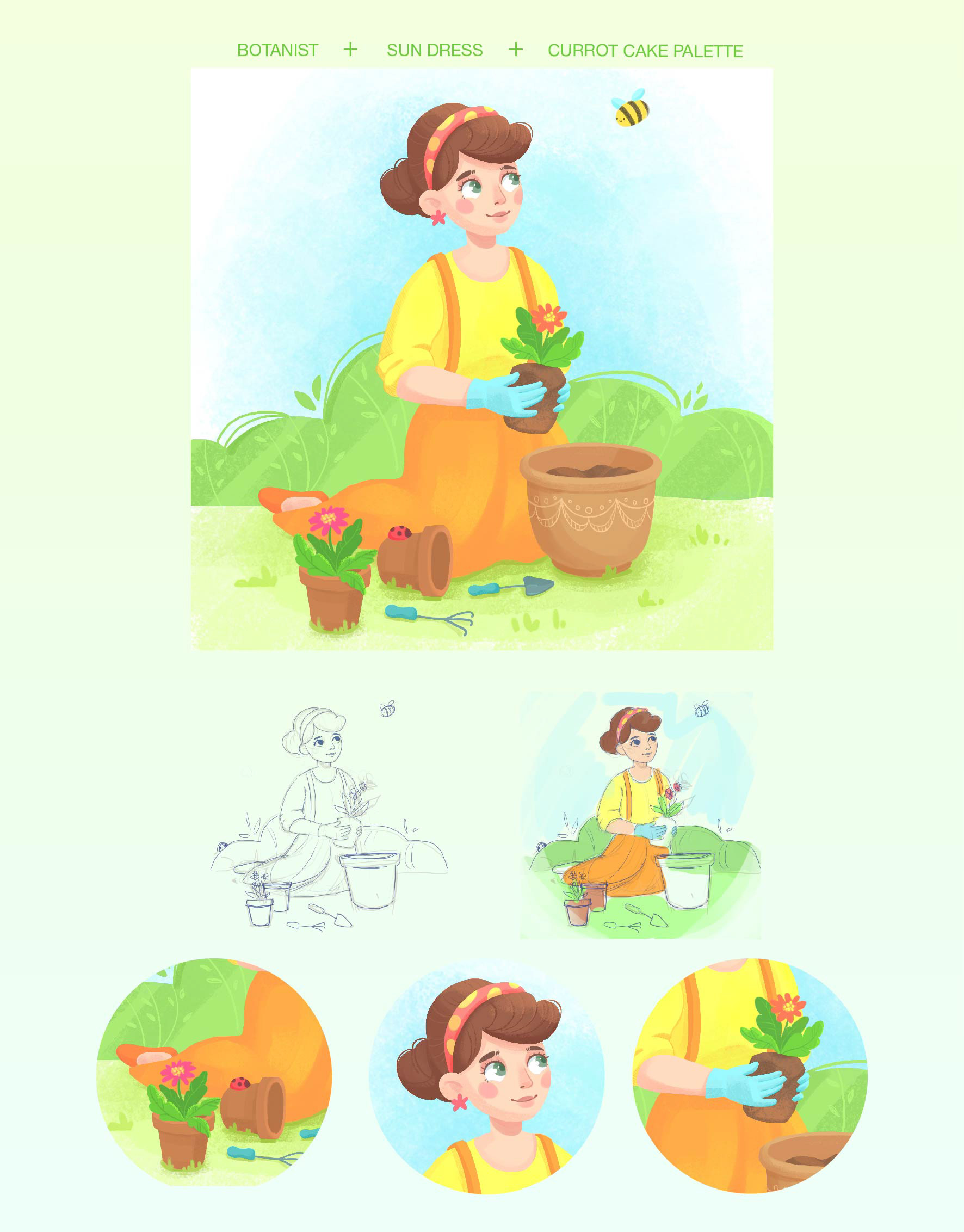 Иллюстрации персонажей — Изображение №3 — Иллюстрация на Dprofile