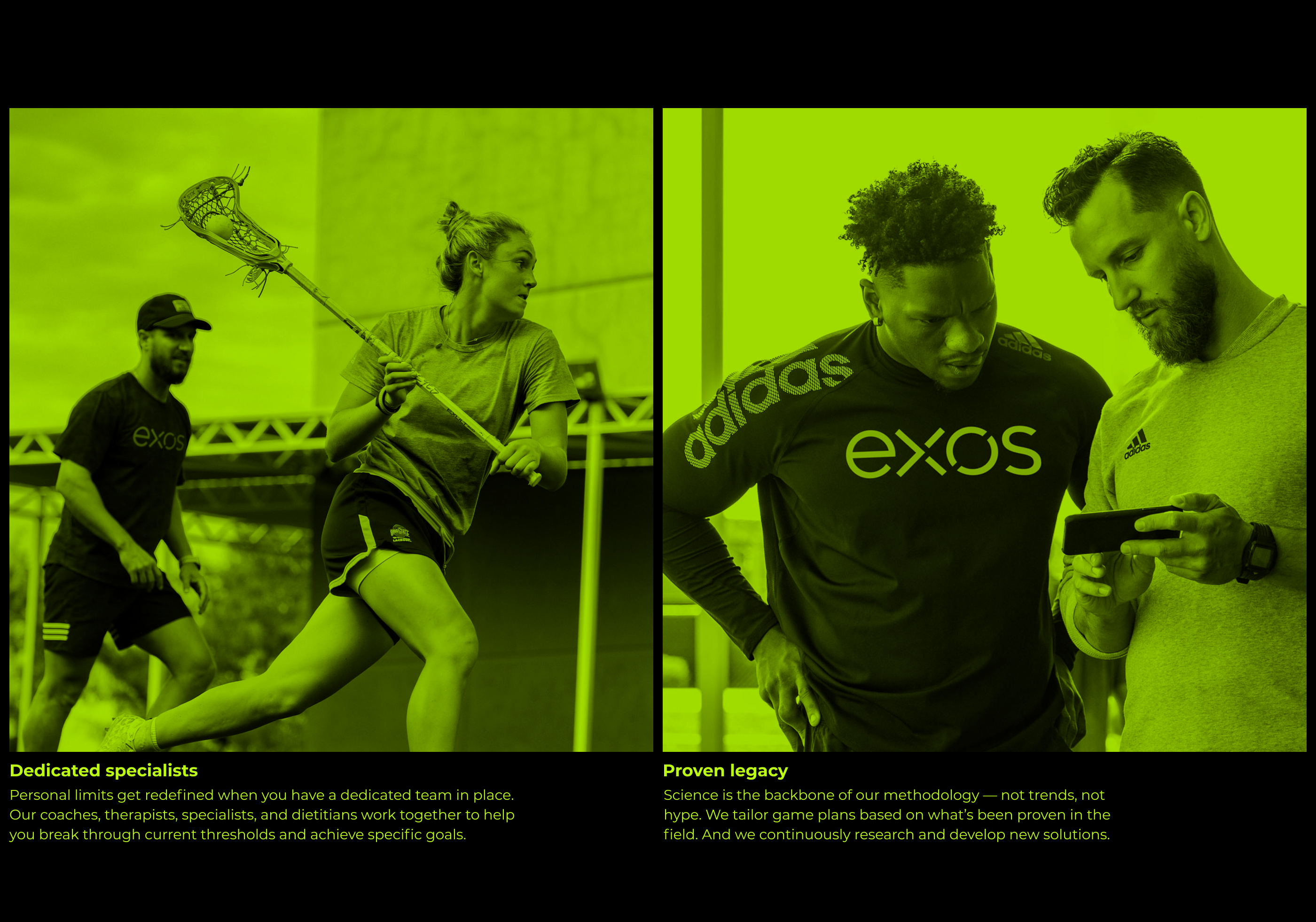EXOS | Landing page — Изображение №3 — Брендинг на Dprofile