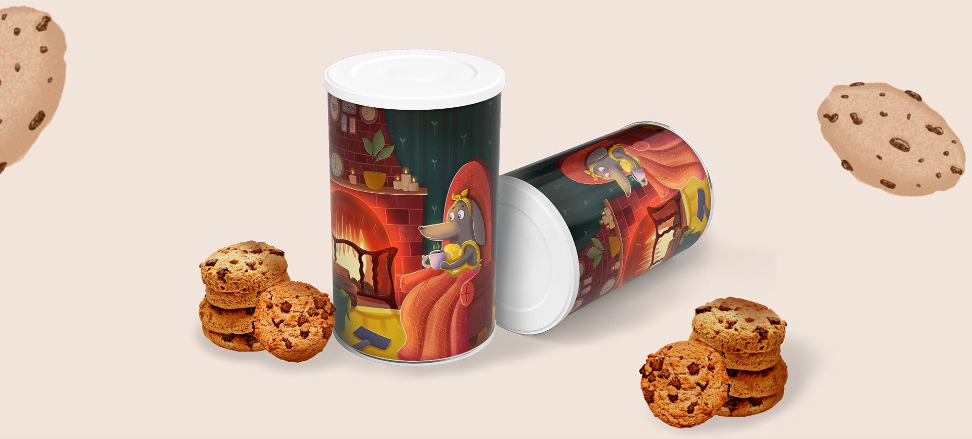 Dachshund housewife — Изображение №7 — Брендинг, Иллюстрация на Dprofile