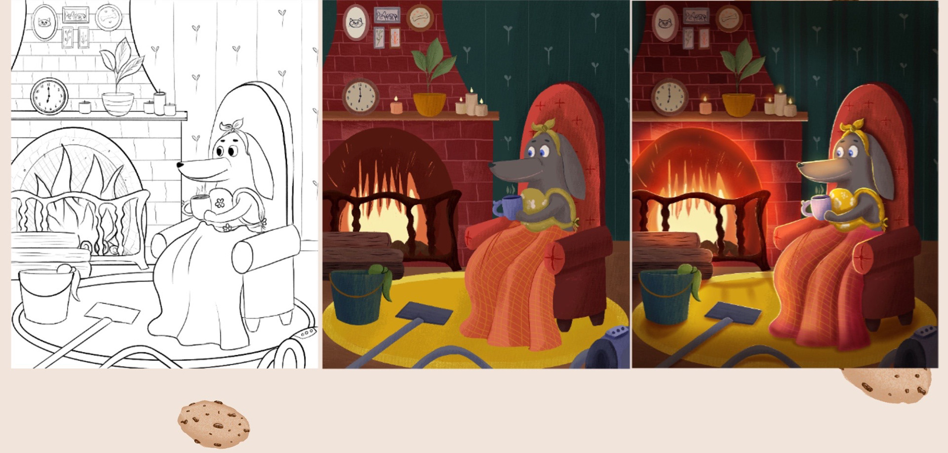 Dachshund housewife — Изображение №6 — Брендинг, Иллюстрация на Dprofile