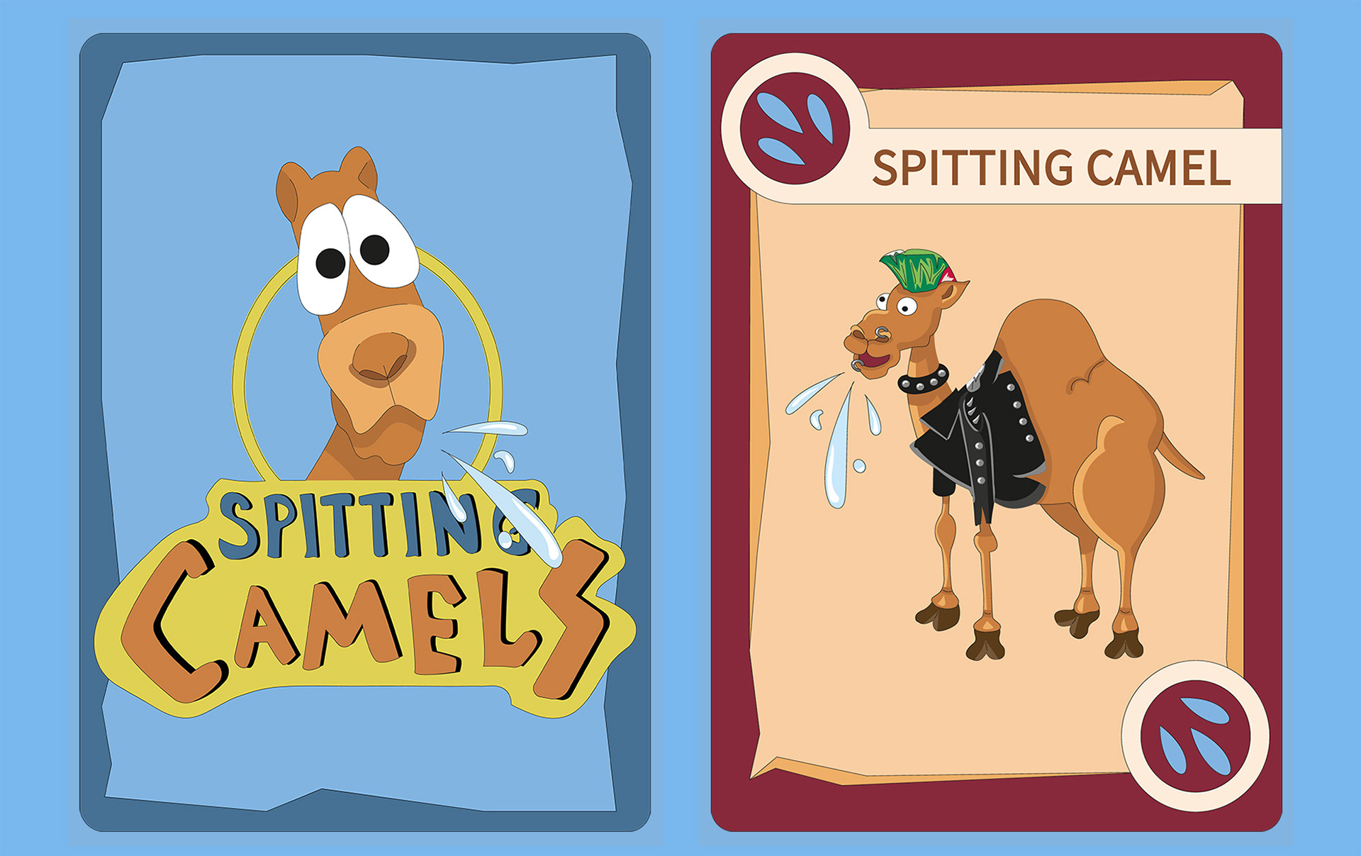 Children Card Game "Spitting Camels" — Изображение №4 — Иллюстрация, Графика на Dprofile