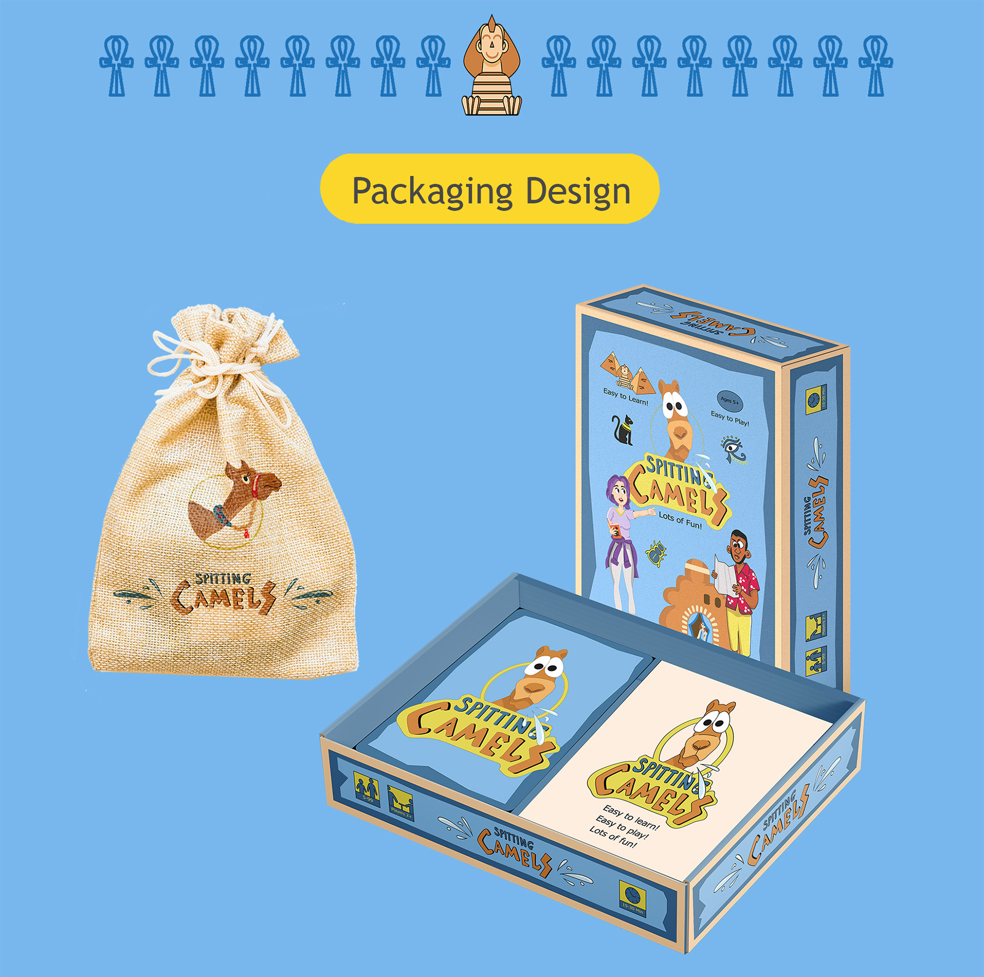 Children Card Game "Spitting Camels" — Изображение №7 — Иллюстрация, Графика на Dprofile
