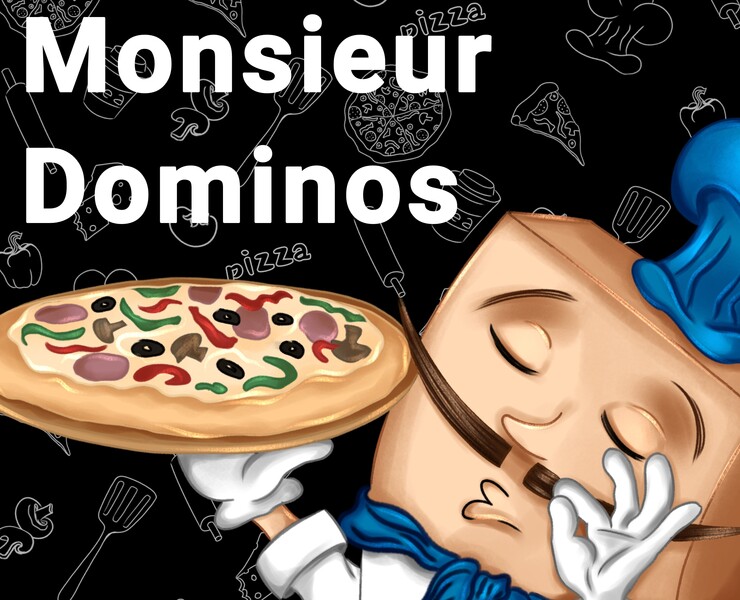 Дизайн персонажа для Domino's Pizza на Dprofile
