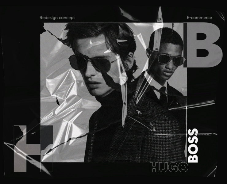 HUGO BOSS — Интерфейсы на Dprofile