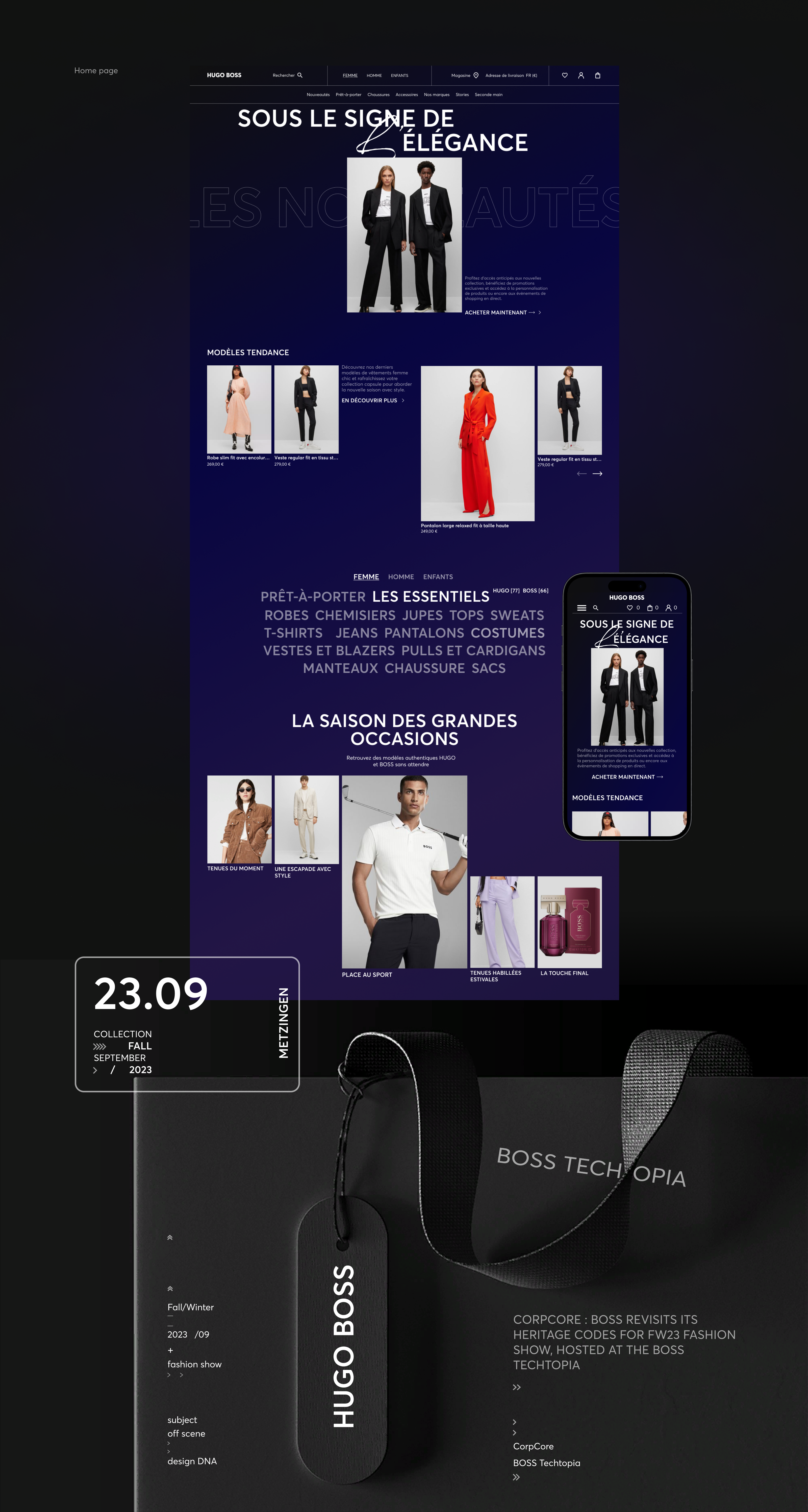 HUGO BOSS — Изображение №2 — Интерфейсы на Dprofile