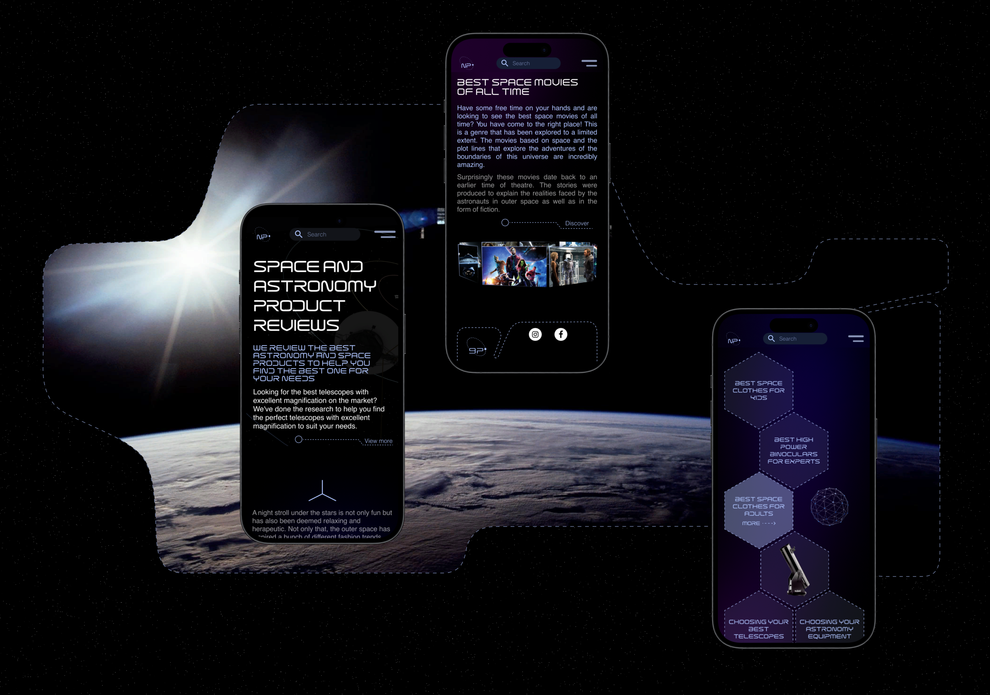 Nine Planets, Space and Astronomy Website — Изображение №9 — Интерфейсы на Dprofile