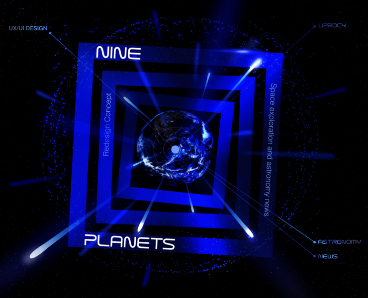 Nine Planets, Space and Astronomy Website — Интерфейсы на Dprofile