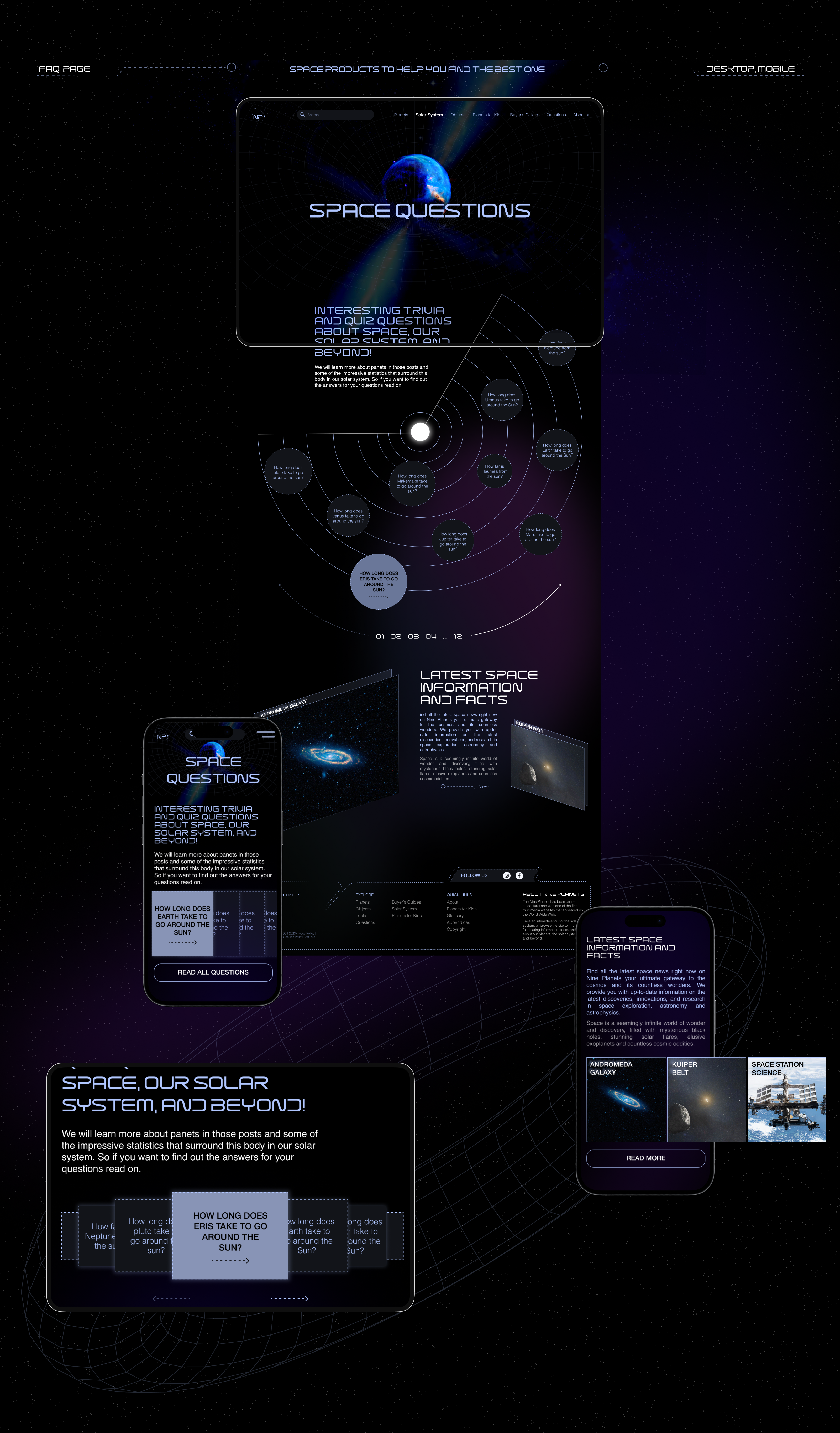 Nine Planets, Space and Astronomy Website — Изображение №13 — Интерфейсы на Dprofile