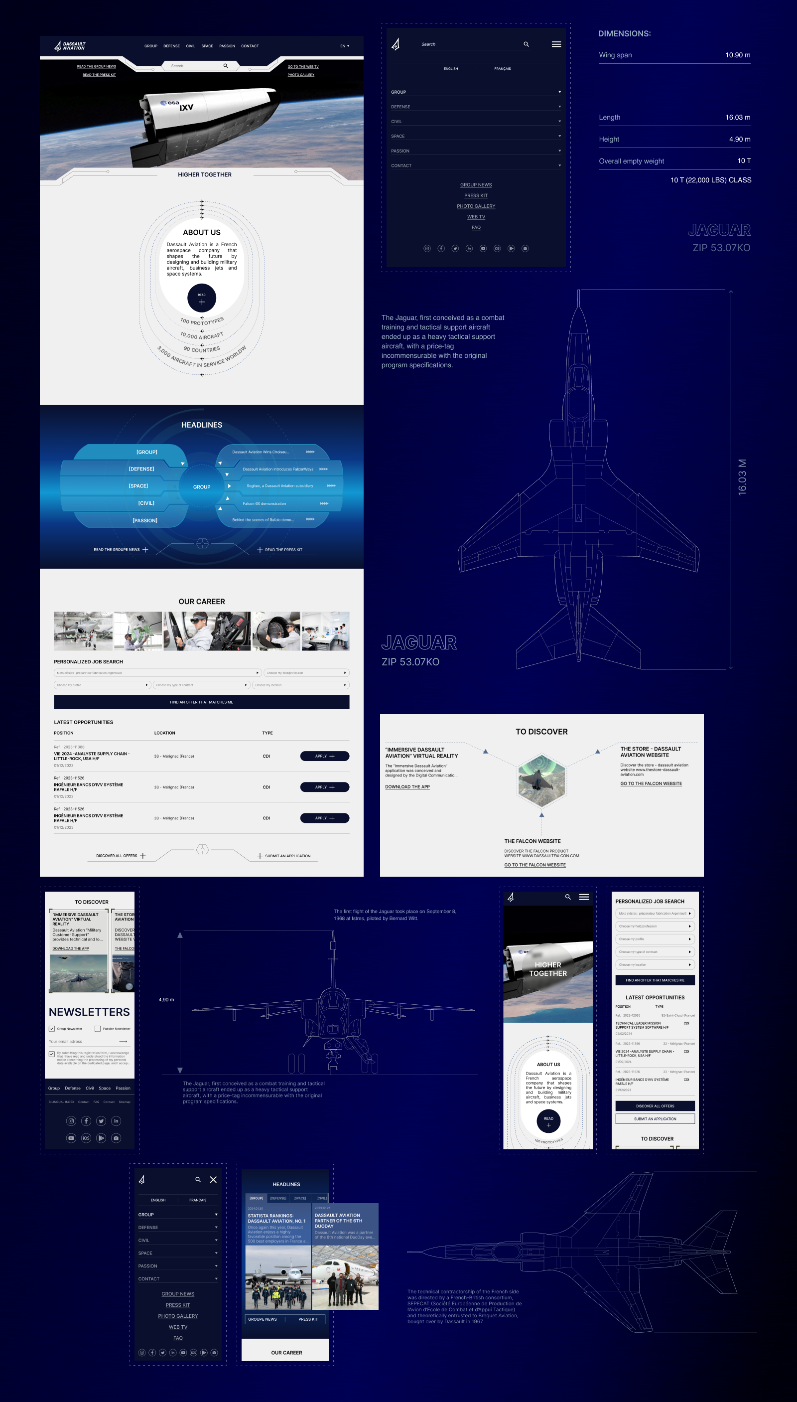 Dassault aviation redesign-concept — Изображение №4 — Интерфейсы на Dprofile