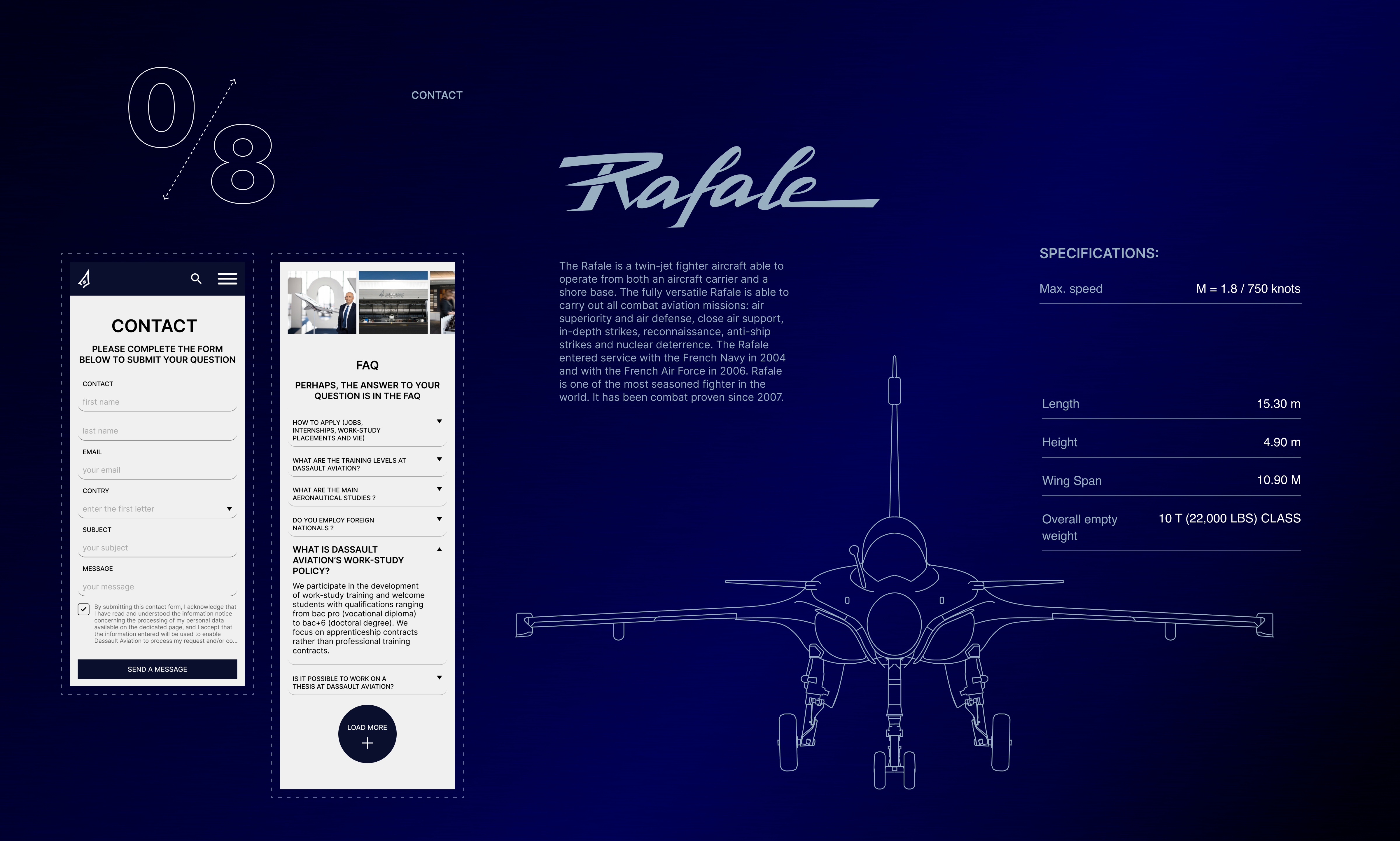 Dassault aviation redesign-concept — Изображение №15 — Интерфейсы на Dprofile