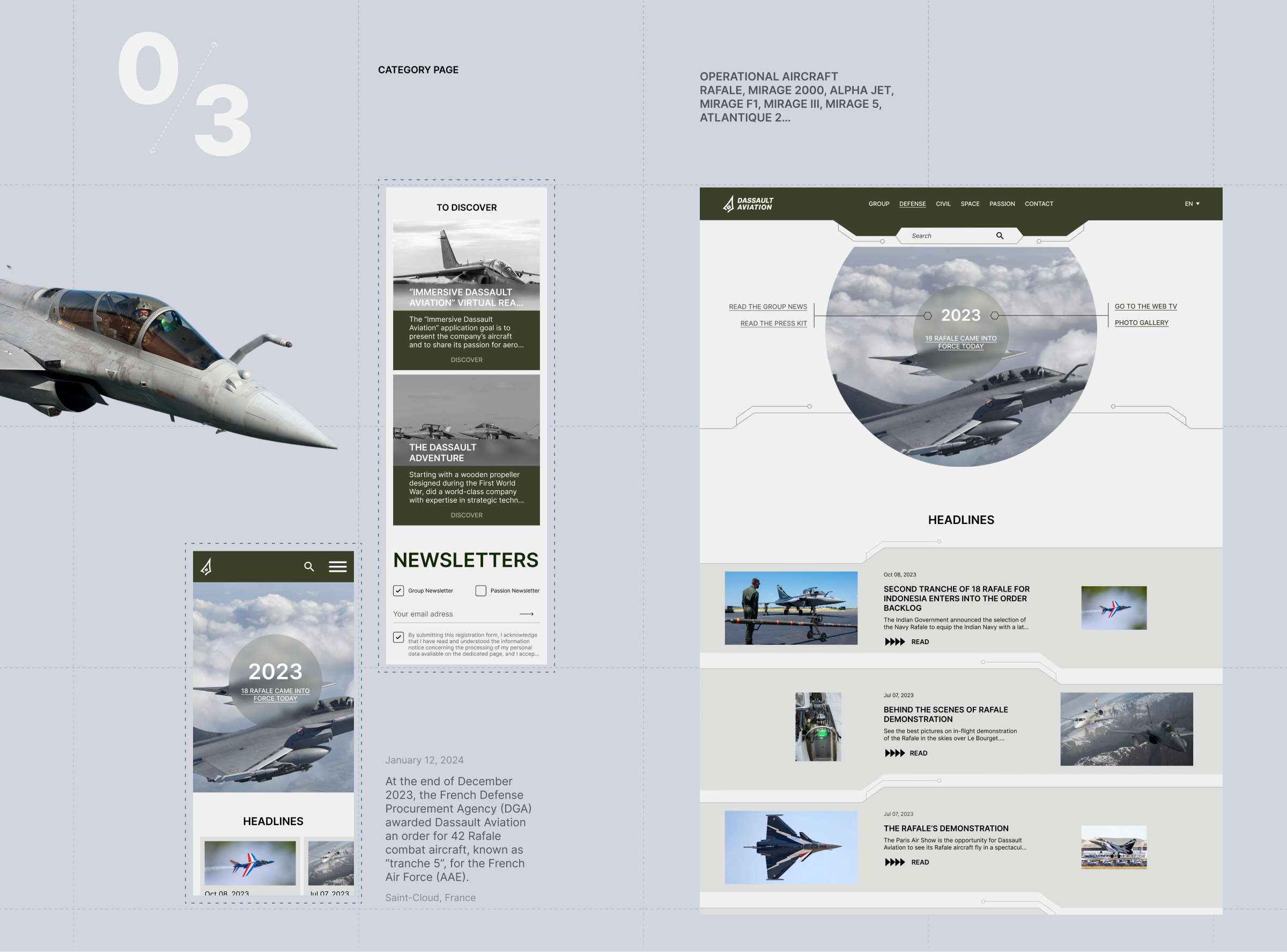 Dassault aviation redesign-concept — Изображение №5 — Интерфейсы на Dprofile