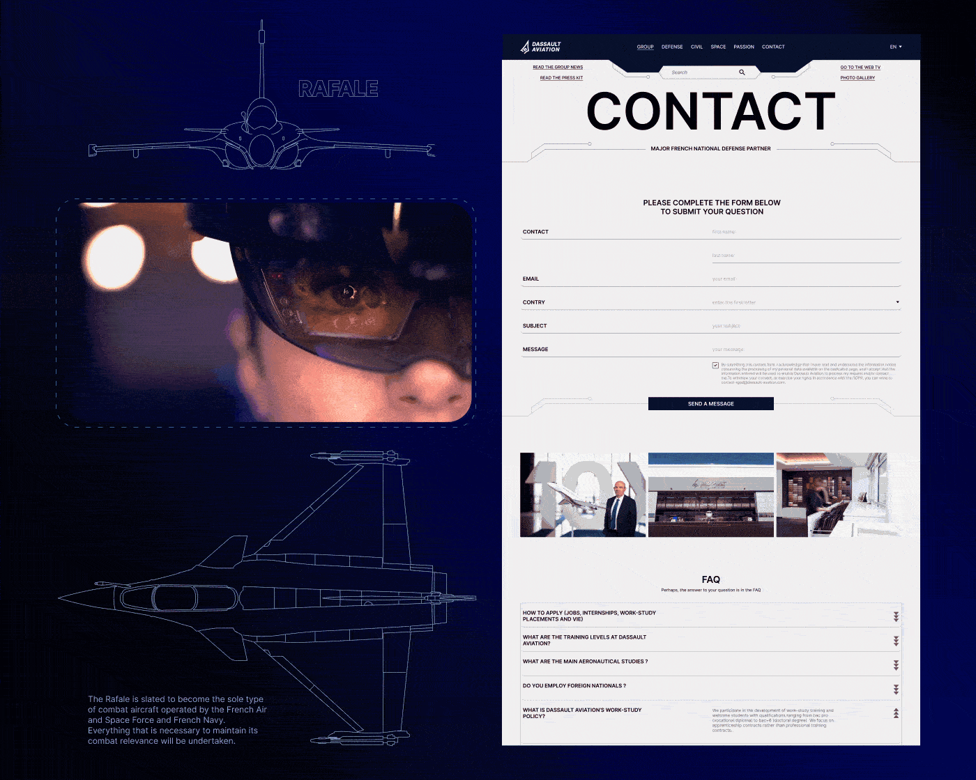Dassault aviation redesign-concept — Изображение №16 — Интерфейсы на Dprofile