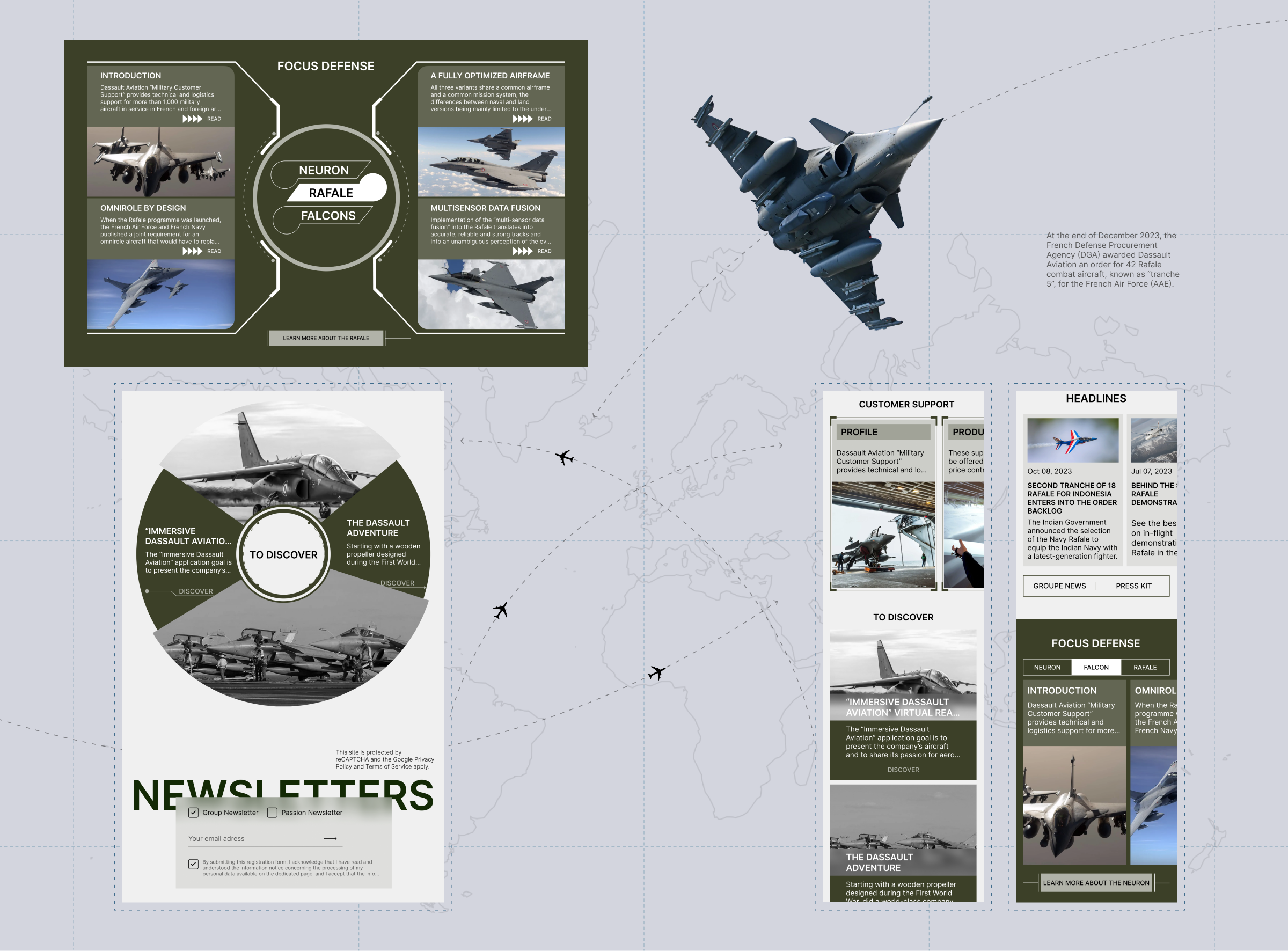 Dassault aviation redesign-concept — Изображение №7 — Интерфейсы на Dprofile