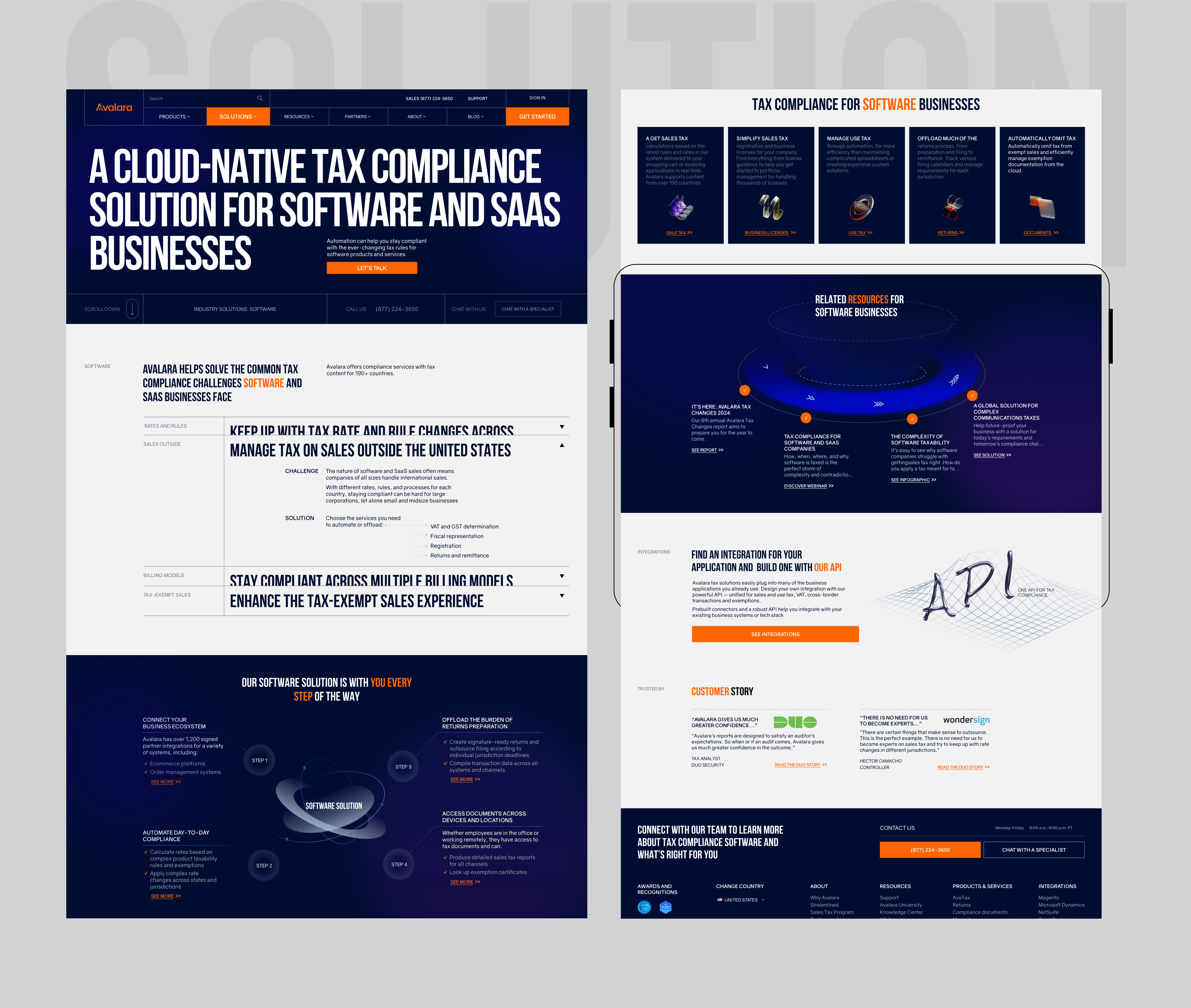 Avalara - financial software solutions (saas) — Изображение №9 — Интерфейсы на Dprofile