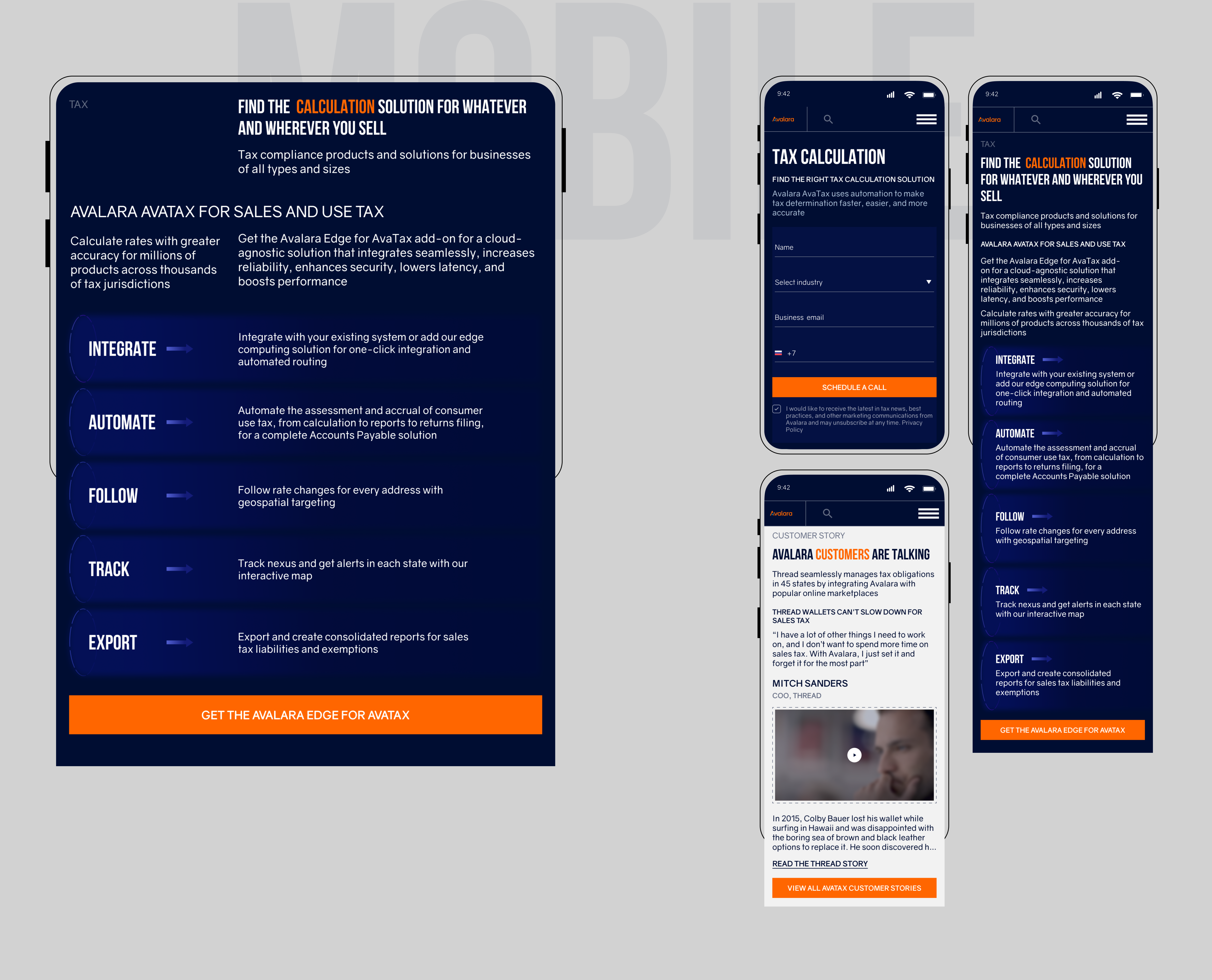 Avalara - financial software solutions (saas) — Изображение №16 — Интерфейсы на Dprofile