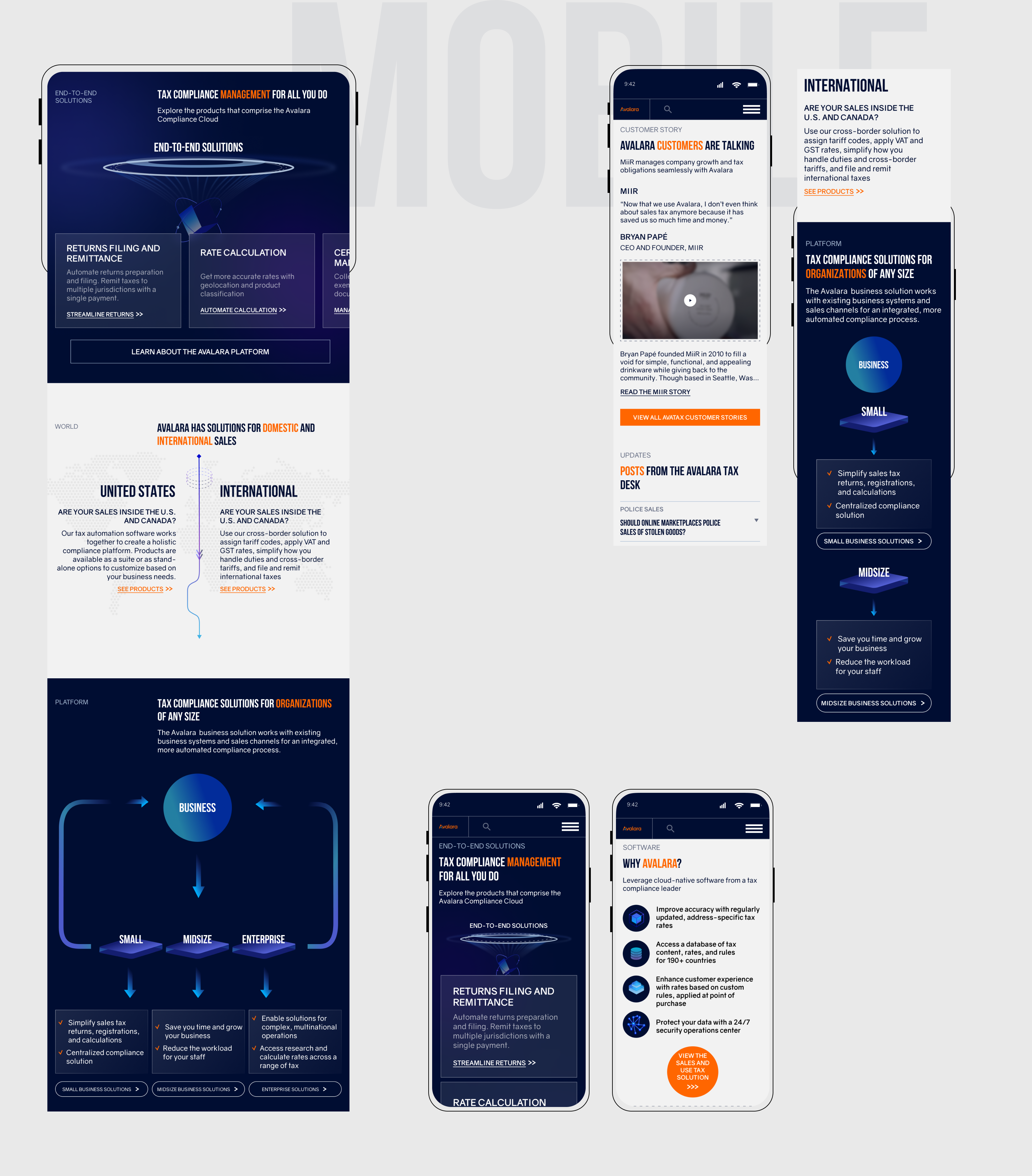 Avalara - financial software solutions (saas) — Изображение №5 — Интерфейсы на Dprofile
