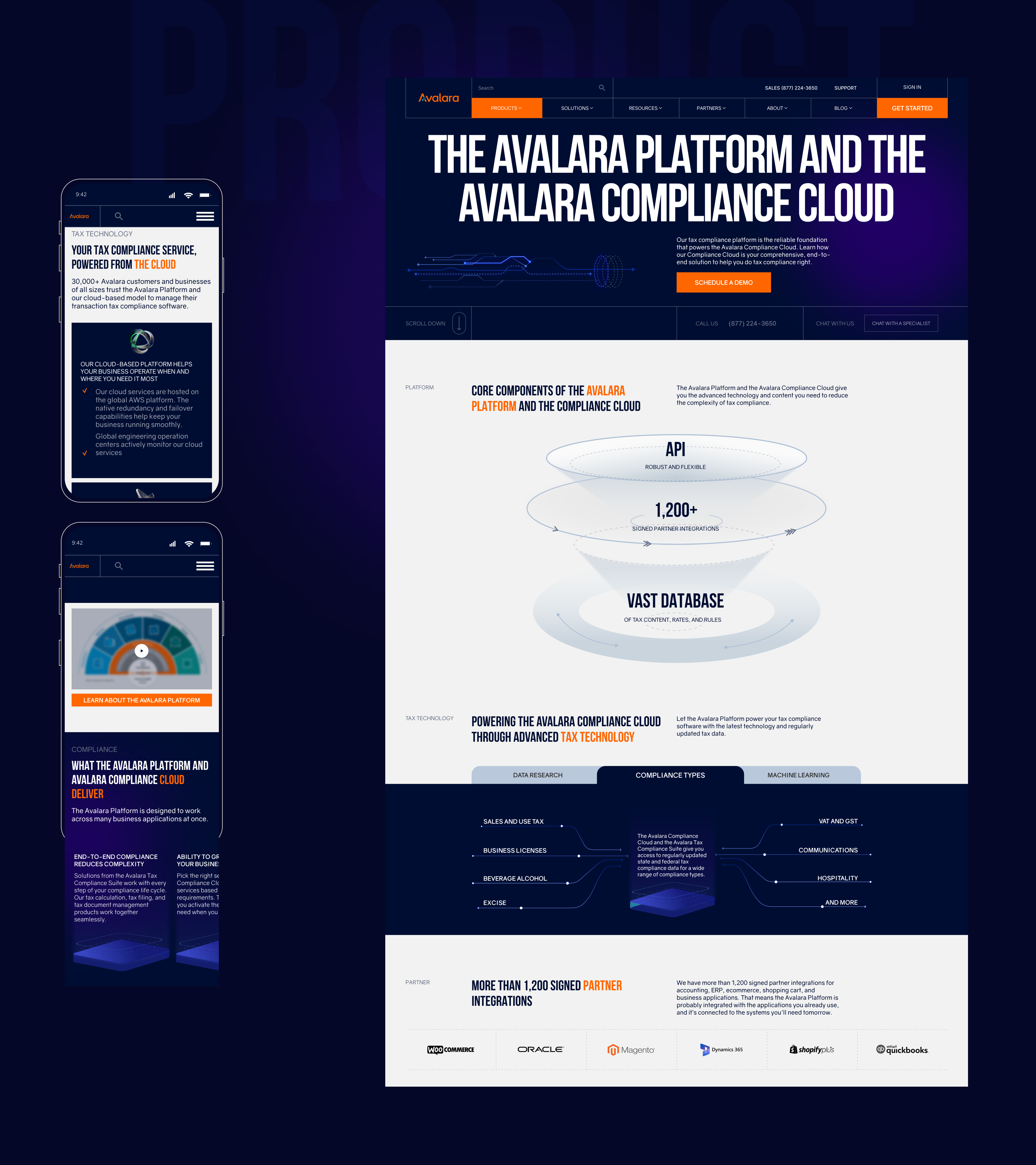 Avalara - financial software solutions (saas) — Изображение №6 — Интерфейсы на Dprofile