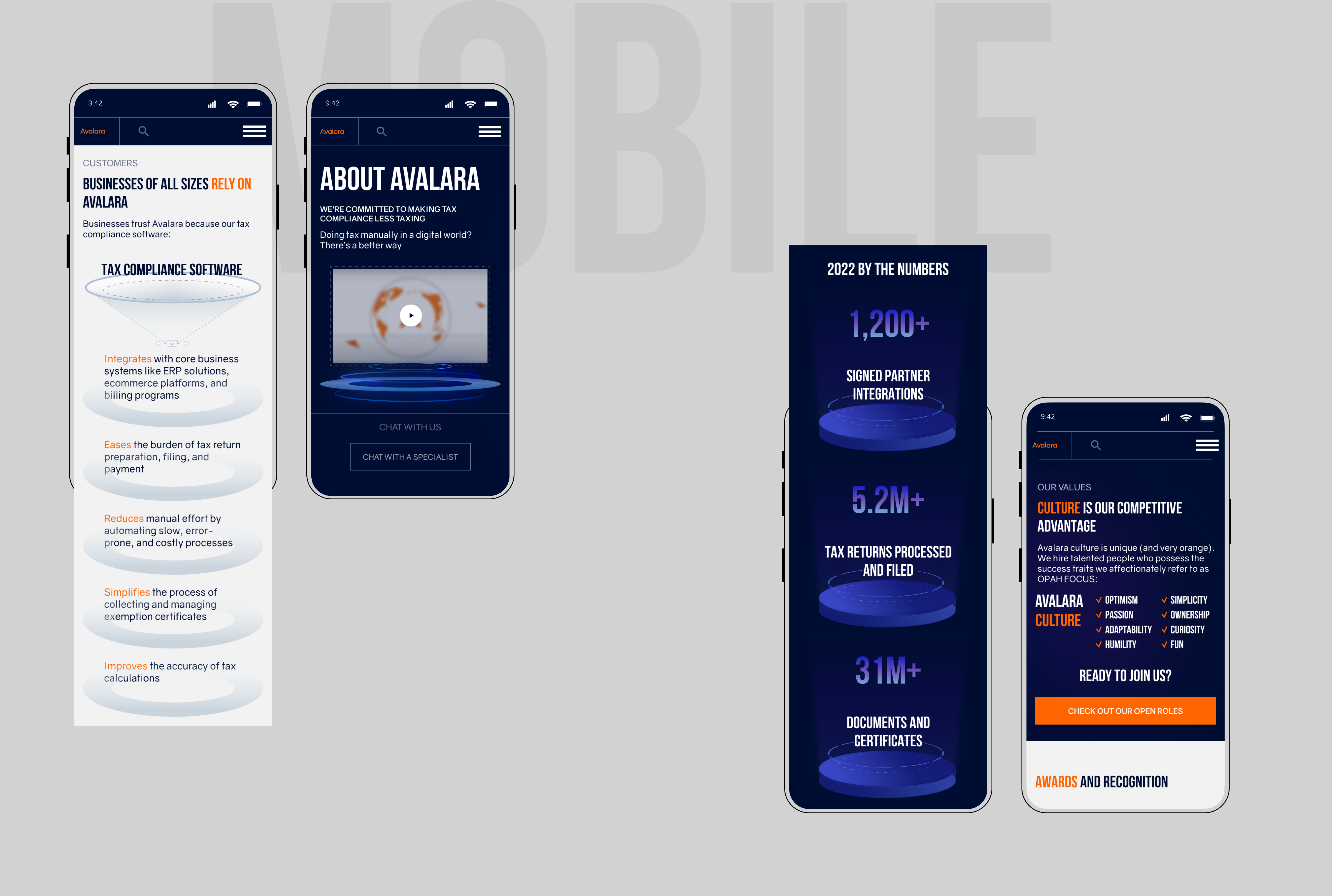 Avalara - financial software solutions (saas) — Изображение №14 — Интерфейсы на Dprofile