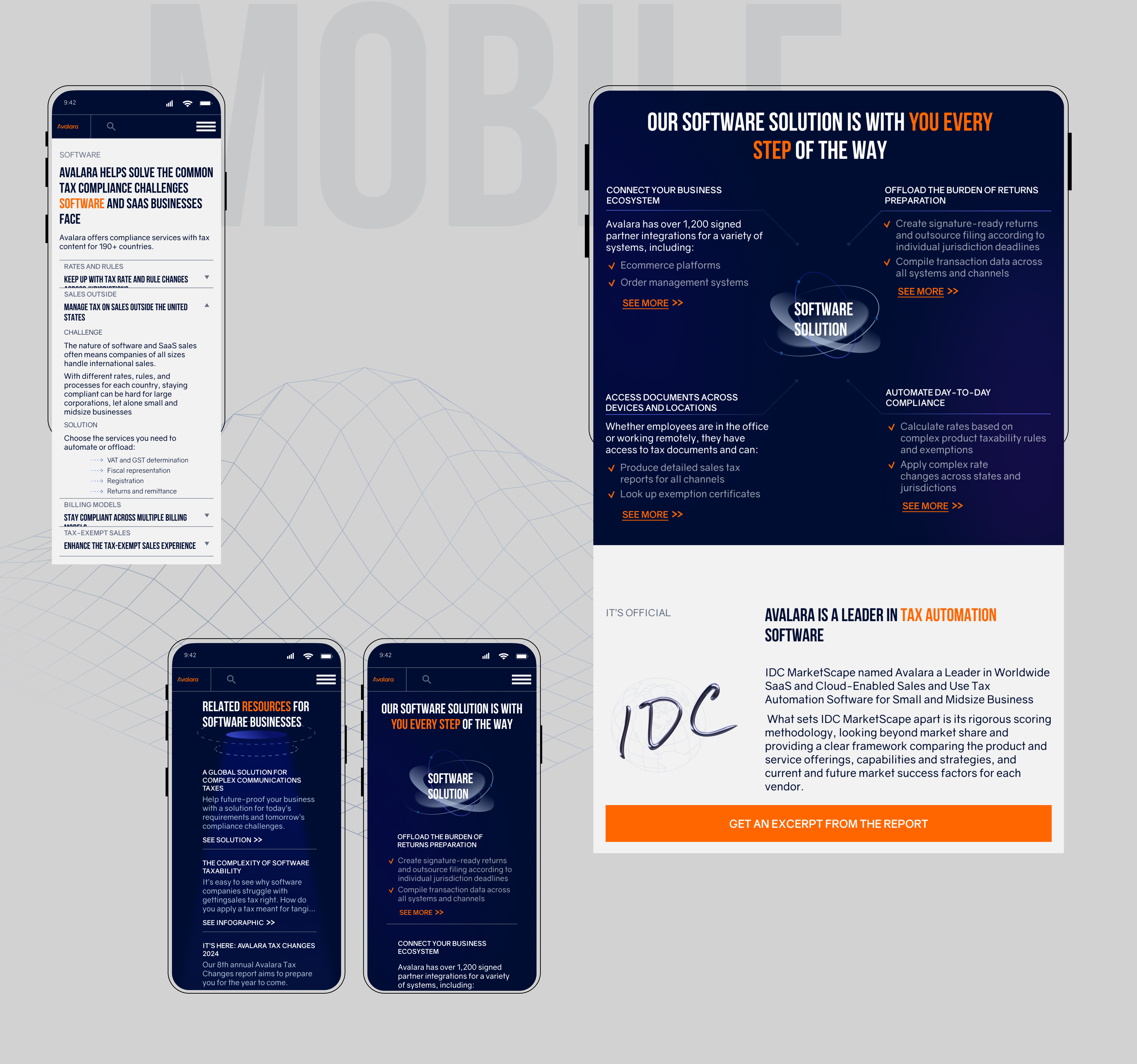 Avalara - financial software solutions (saas) — Изображение №10 — Интерфейсы на Dprofile