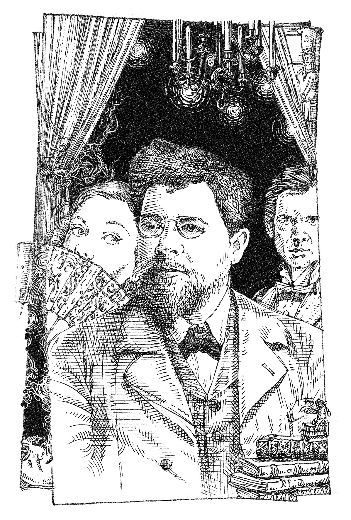 Оформление книги Г. Леру "Призрак Оперы" — Изображение №1 — Иллюстрация, Графика на Dprofile