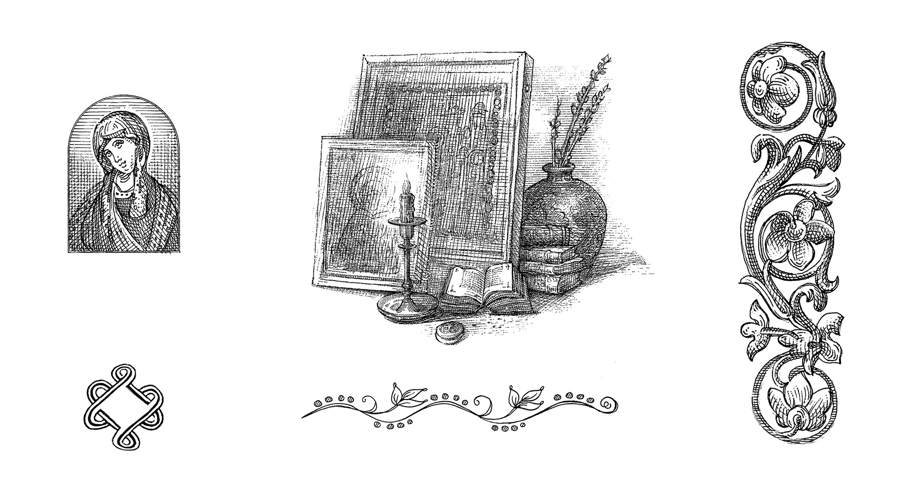 Оформление книги "Повести о русских святых" — Изображение №9 — Графика на Dprofile