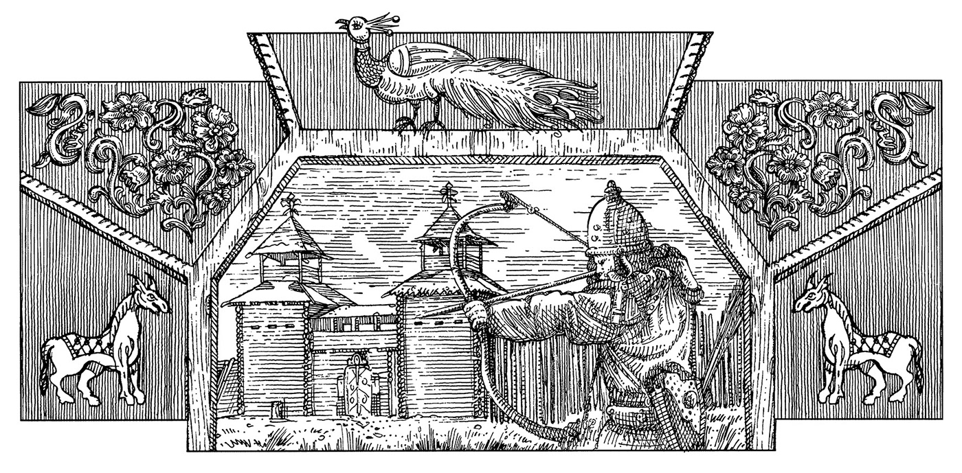 Иллюстрации для серии исторических книг. — Изображение №15 — Иллюстрация, Графика на Dprofile