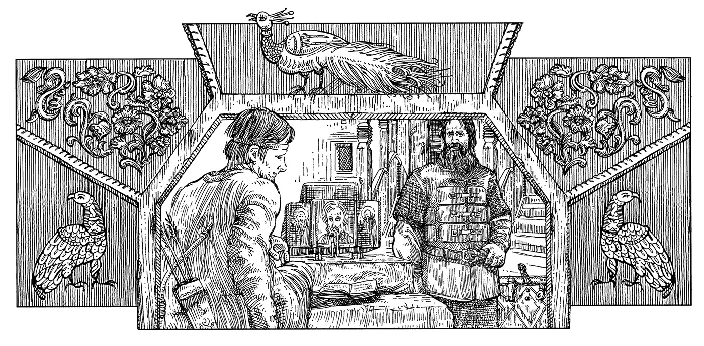 Иллюстрации для серии исторических книг. — Изображение №20 — Иллюстрация, Графика на Dprofile