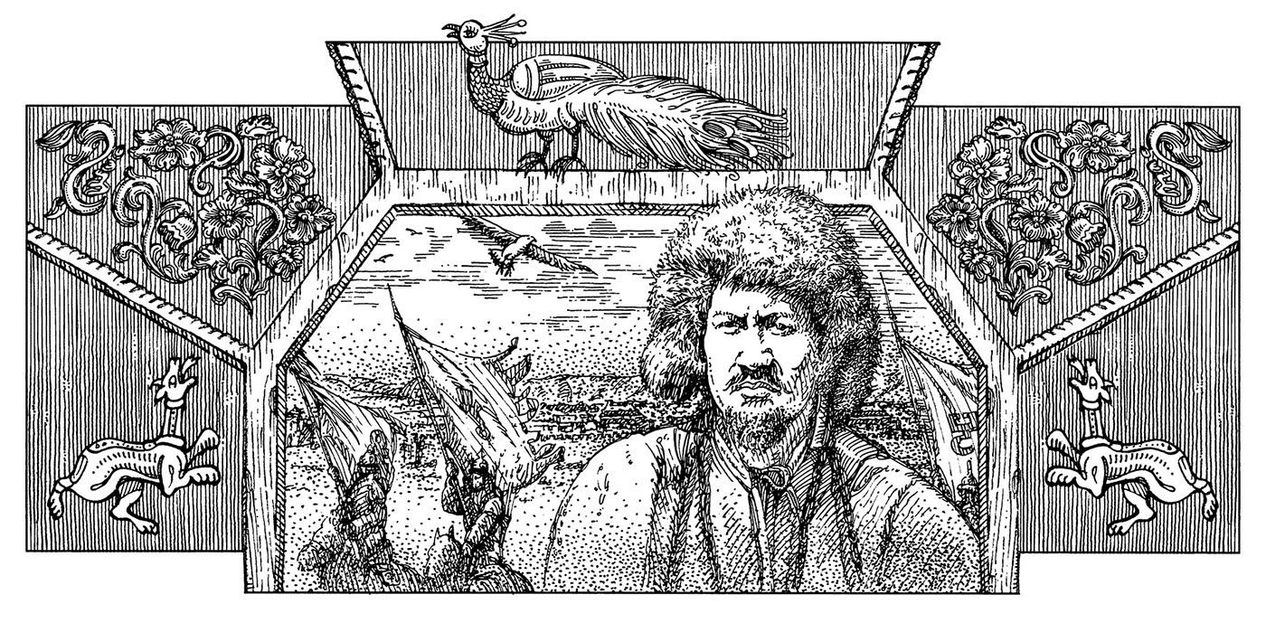 Иллюстрации для серии исторических книг. — Изображение №9 — Иллюстрация, Графика на Dprofile