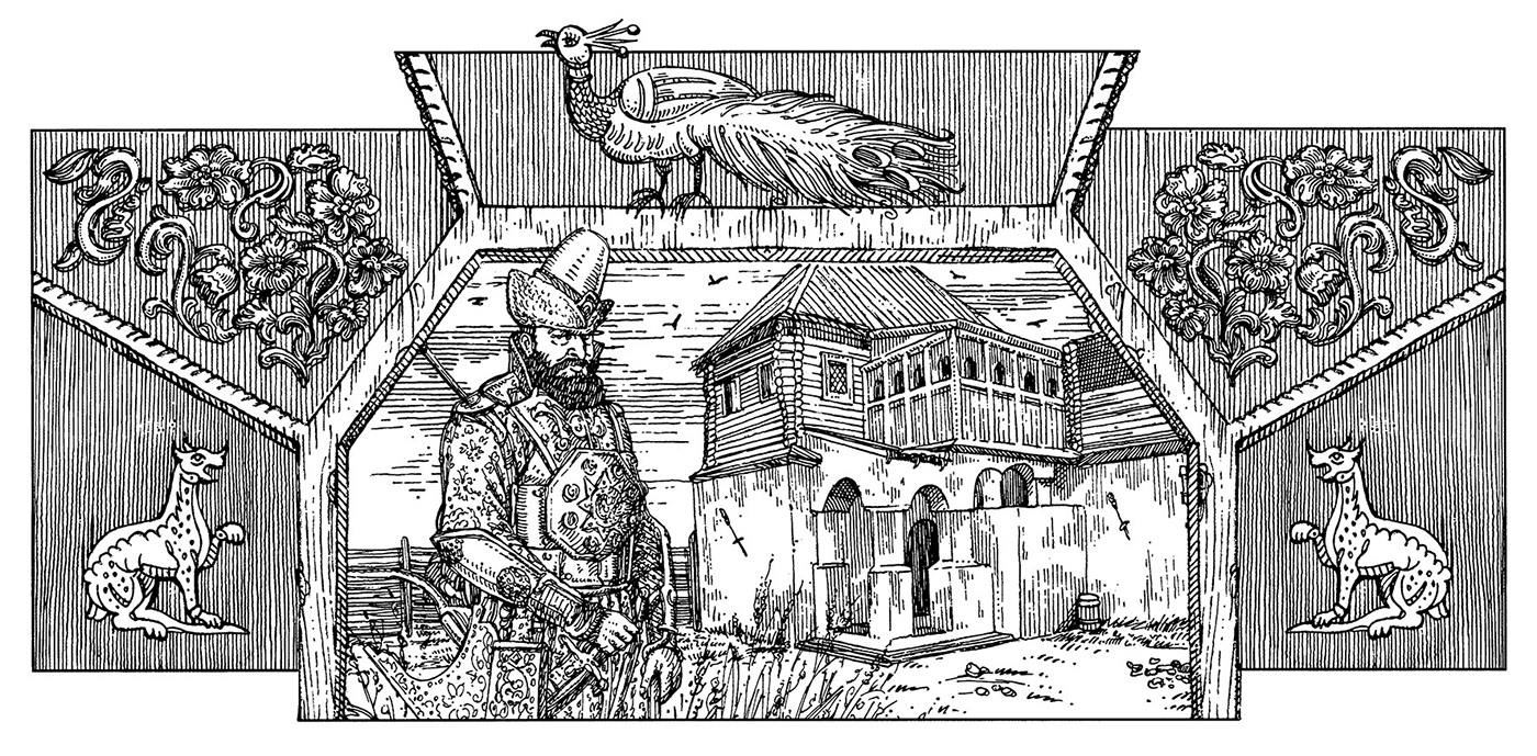 Иллюстрации для серии исторических книг. — Изображение №19 — Иллюстрация, Графика на Dprofile
