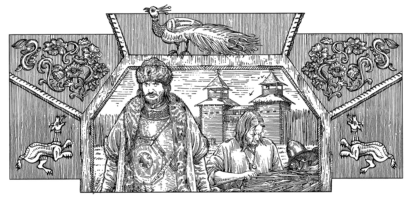 Иллюстрации для серии исторических книг. — Изображение №11 — Иллюстрация, Графика на Dprofile