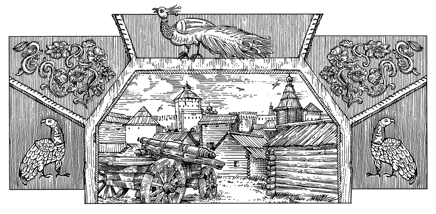 Иллюстрации для серии исторических книг. — Изображение №21 — Иллюстрация, Графика на Dprofile