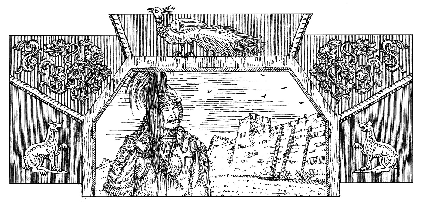 Иллюстрации для серии исторических книг. — Изображение №22 — Иллюстрация, Графика на Dprofile
