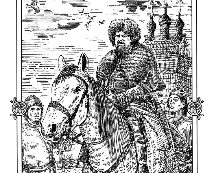 Иллюстрации для серии исторических книг. — Иллюстрация, Графика на Dprofile
