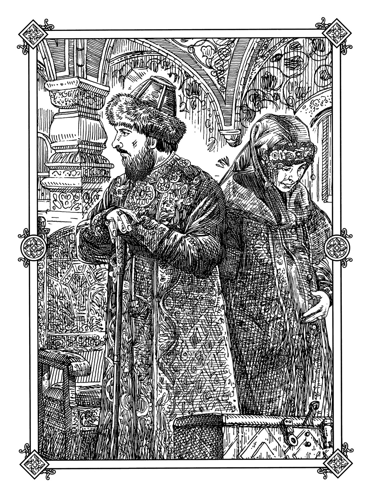 Иллюстрации для серии исторических книг. — Изображение №2 — Иллюстрация, Графика на Dprofile