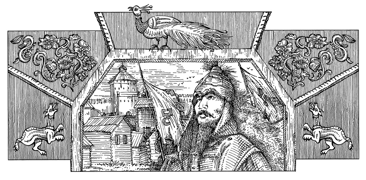 Иллюстрации для серии исторических книг. — Изображение №12 — Иллюстрация, Графика на Dprofile