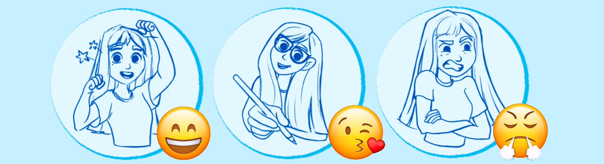 Стикер пак — Изображение №3 — Иллюстрация на Dprofile