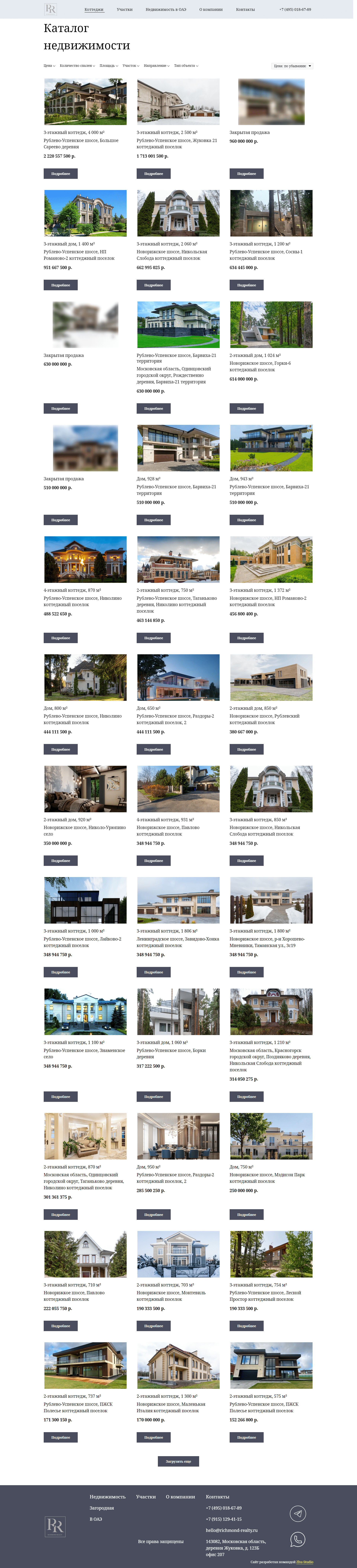 Сайт агентства недвижимости — Изображение №5 — Интерфейсы на Dprofile