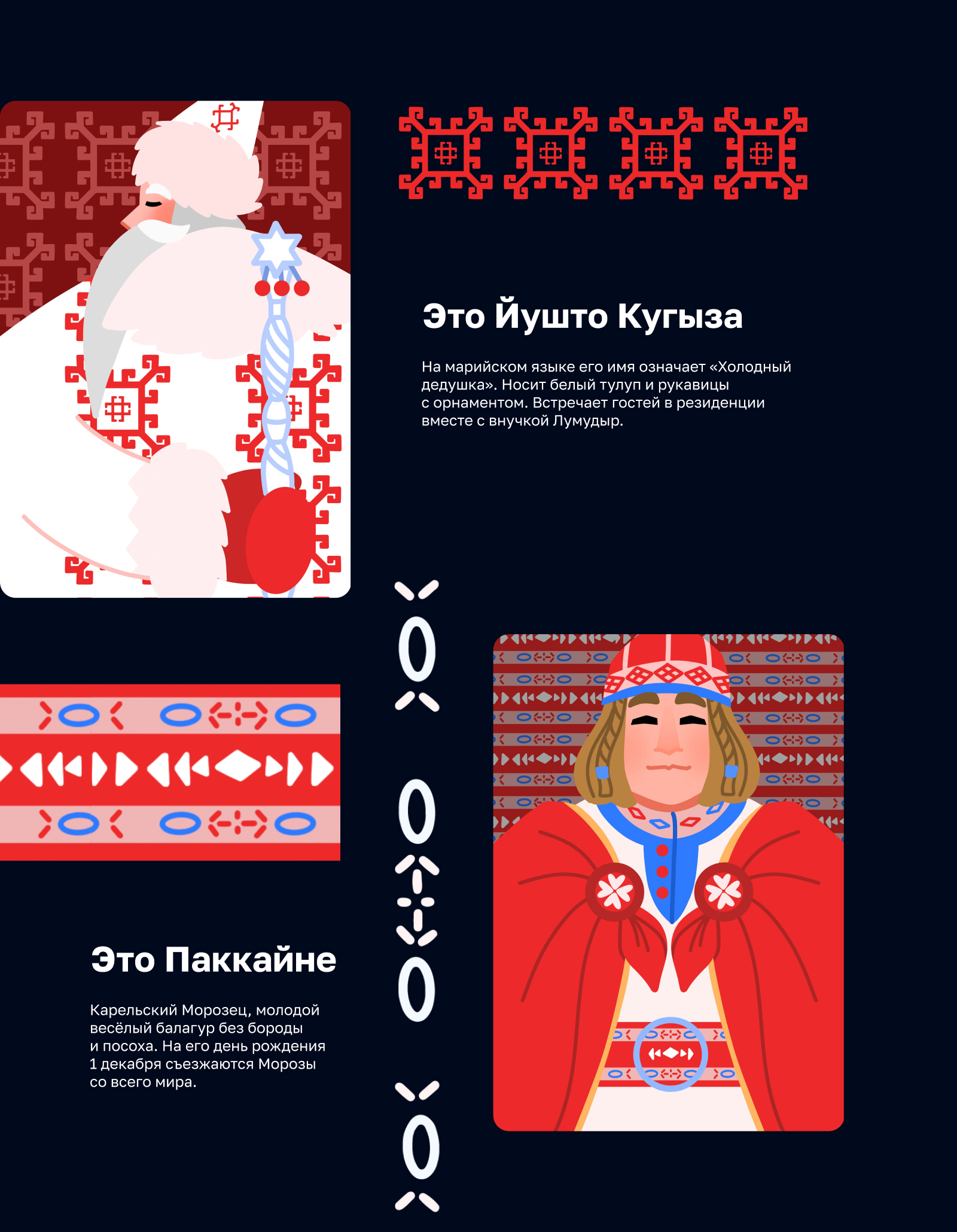 Деды Морозы | Почта России — Изображение №7 — Иллюстрация, Графика на Dprofile