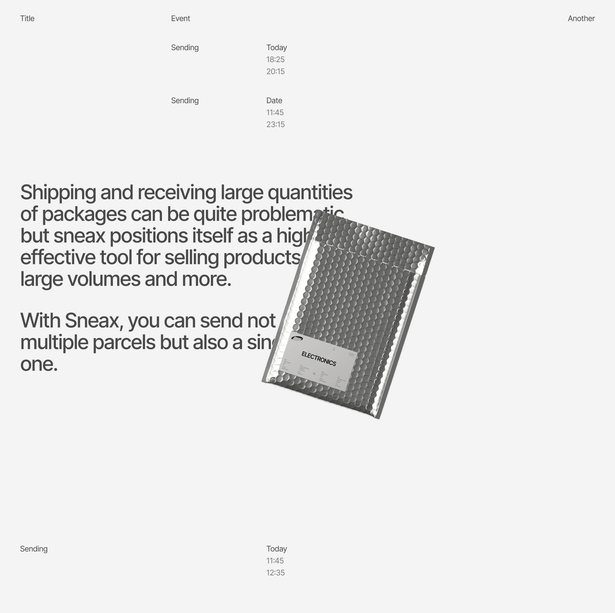 Sneax — Изображение №5 — Интерфейсы, Брендинг на Dprofile