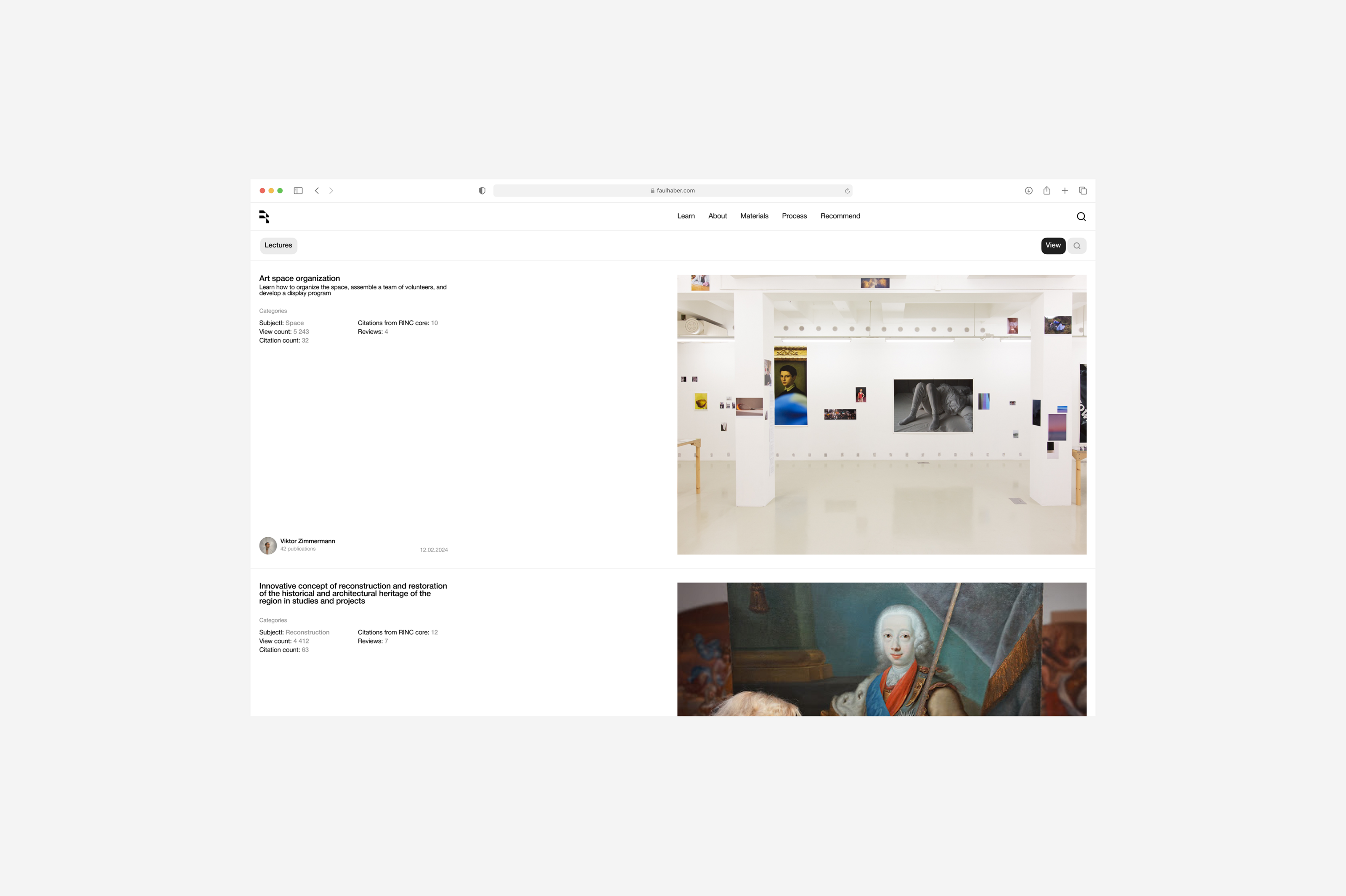 Faulhaber Art University — Изображение №17 — Интерфейсы, Брендинг на Dprofile